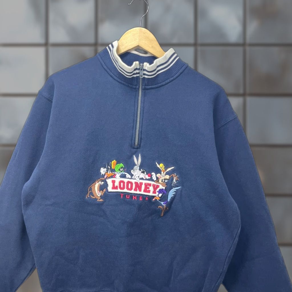 Vintage VINTAGE 90s Looney Tunes Bugs Bunny Sweatshirt Shirt Mens S Black Pullover Long Sleeve Vintage 90s Theme 90s Bugs Bunny Sweatshirt Mens S Black Size US S / EU 44-46 / 1 - 1 Thumbnail