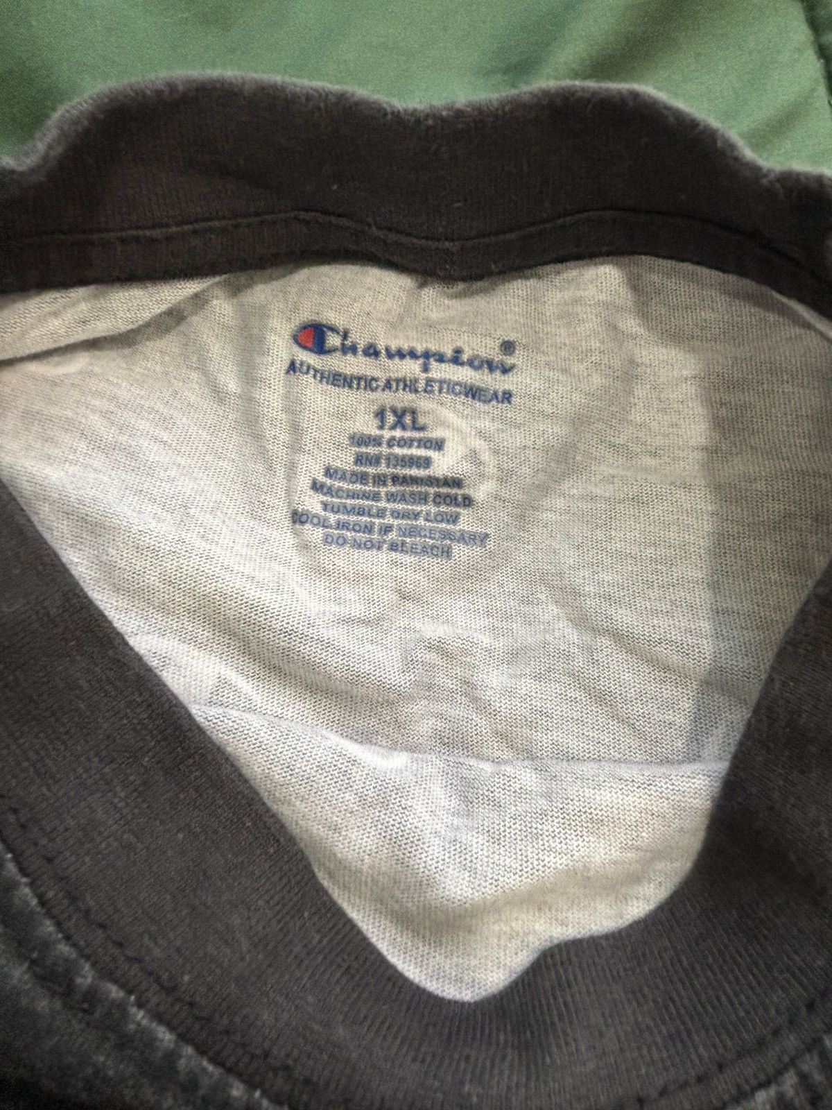 Champion Black champion tshirt 1X Size US XL / EU 56 / 4 - 4 Thumbnail