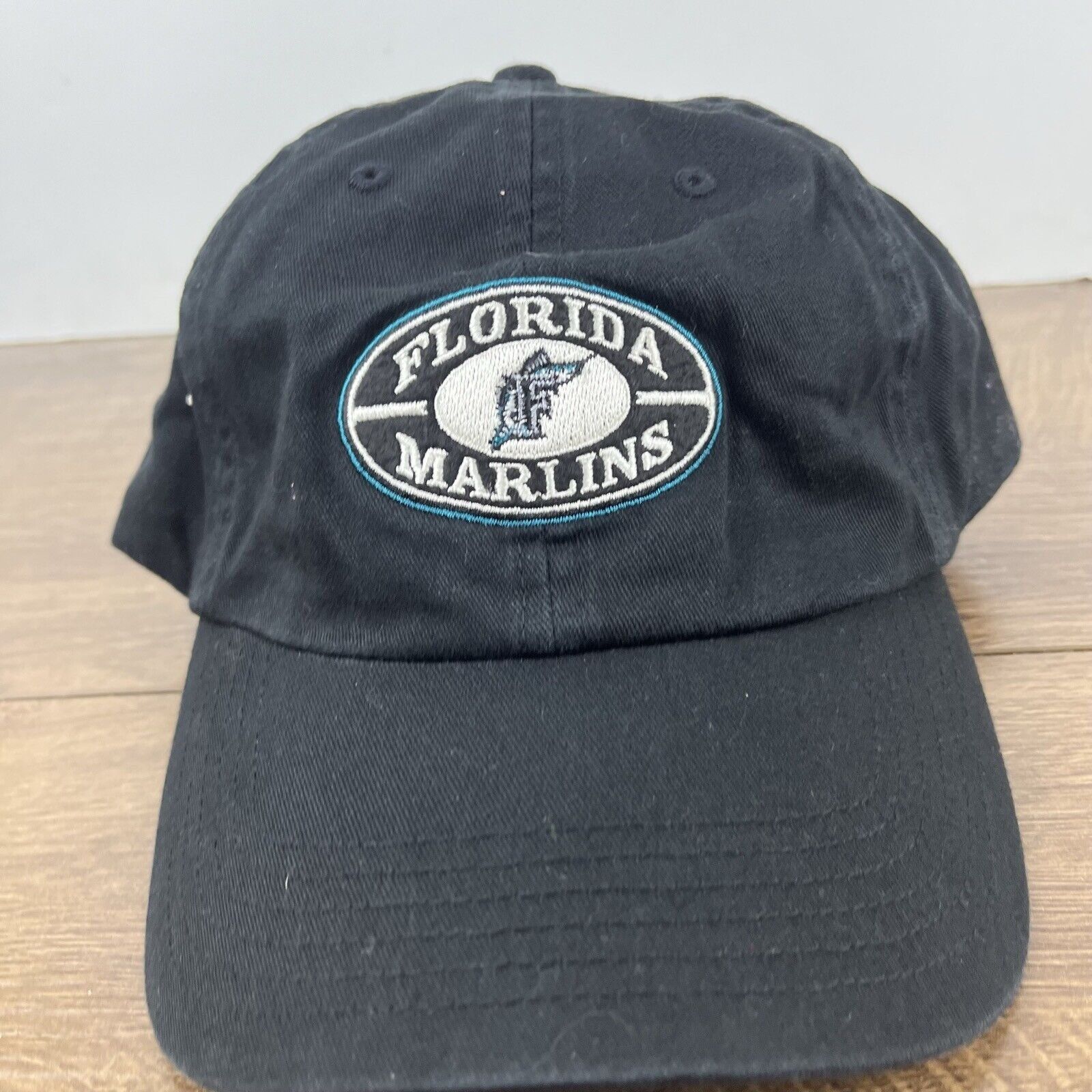 Other Florida Marlins MLB Hat Black Florida Hat Adjustable Black A Size ONE SIZE - 6 Thumbnail