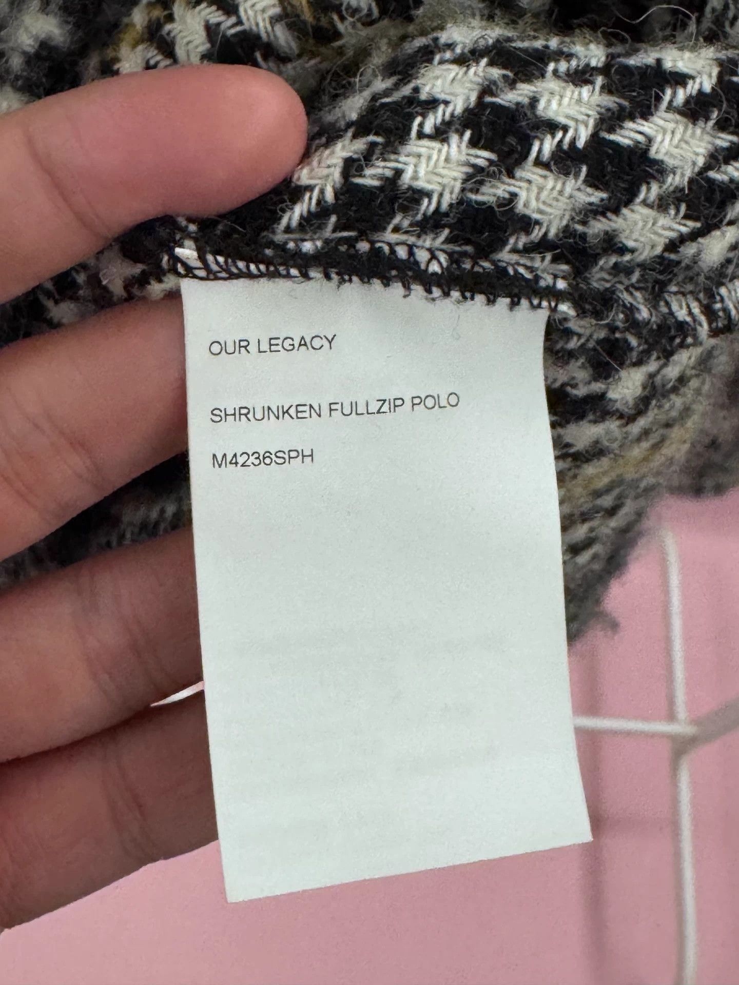 Our Legacy Our Legacy Nerd Check Plaid Wool Blend Jacket B/Y/G Size US M / EU 48-50 / 2 - 4 Thumbnail
