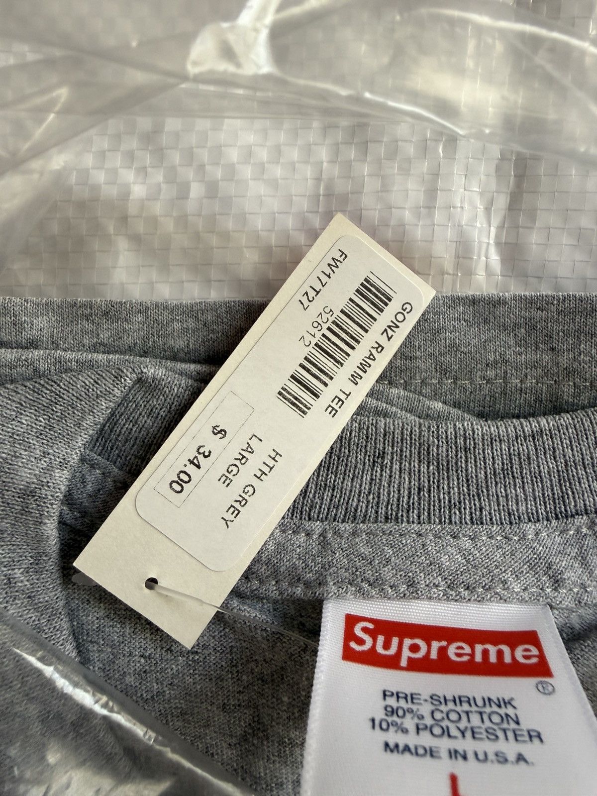 Supreme Supreme Gonz Tee FW17 NWT Size US L / EU 52-54 / 3 - 7 Thumbnail