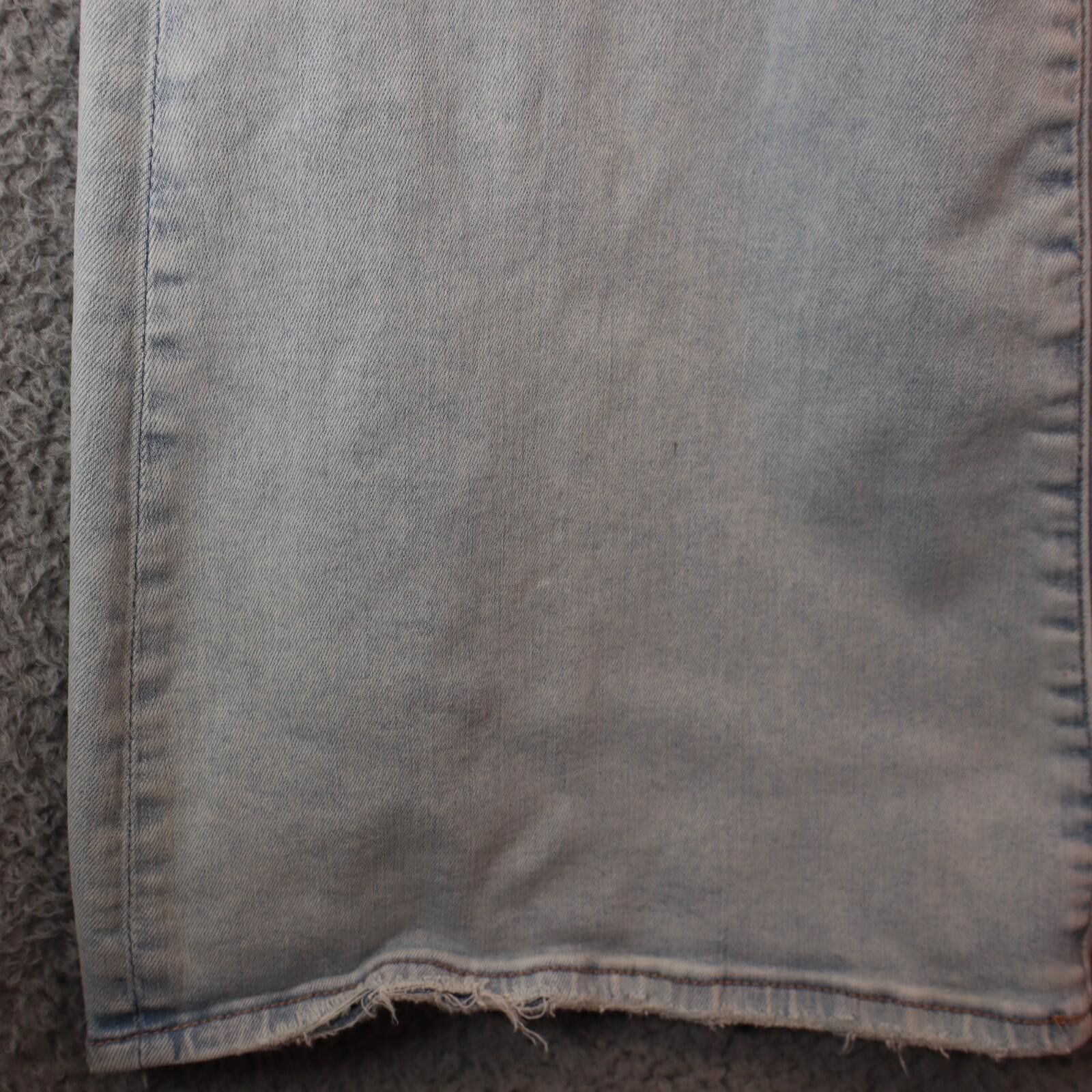American Eagle Outfitters American Eagle sz 14 Next Level Stretch Jean Distress Button Size 36" / US 14 / IT 50 - 3 Thumbnail