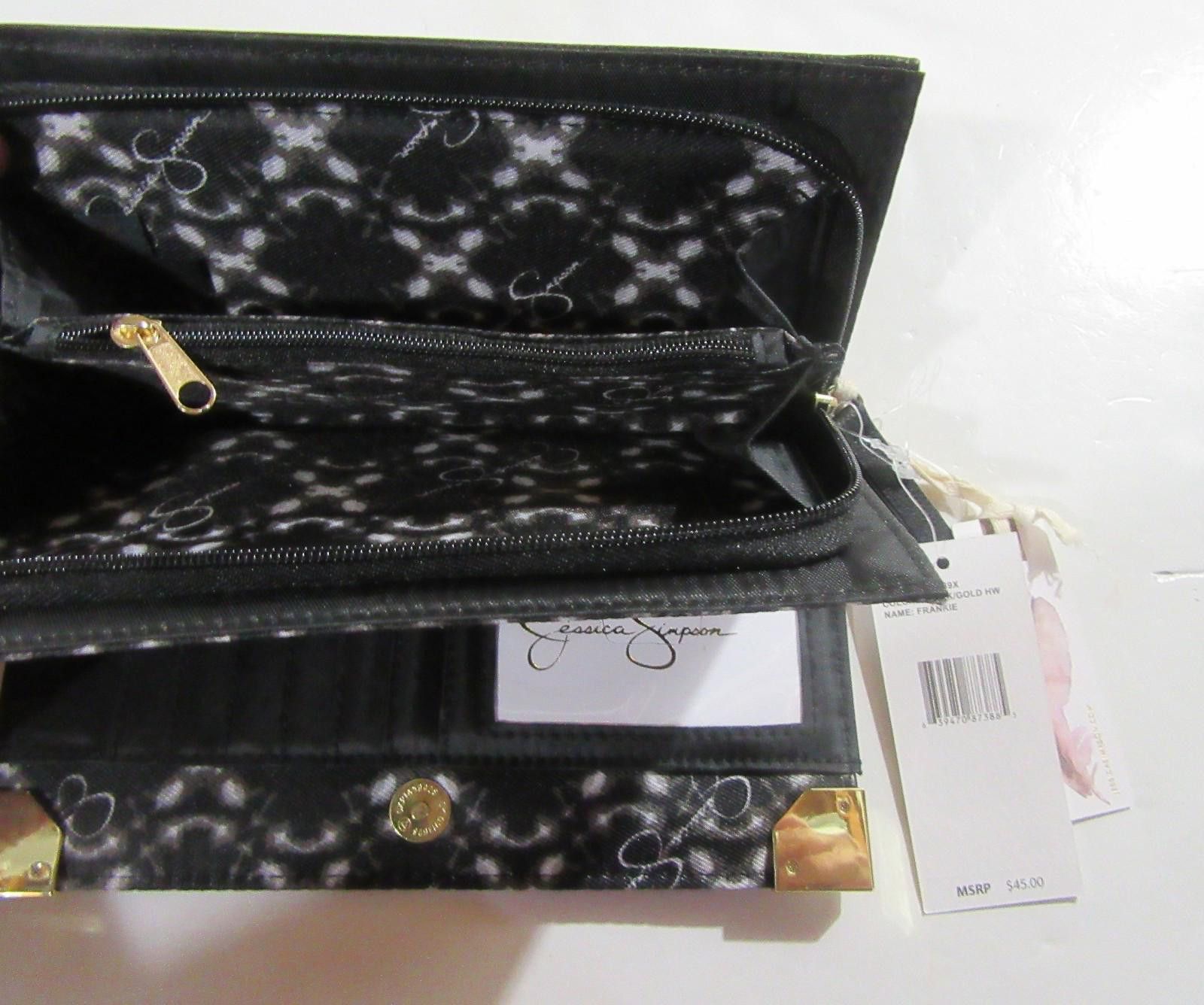 Other Jessica Simpson Frankie Wallet Black / Gold Hardware Size ONE SIZE - 5 Thumbnail