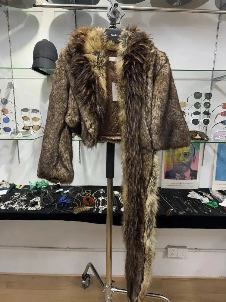 Dries Van Noten Dries van Noten Fur Scarf-2505 Size ONE SIZE - 1 Thumbnail