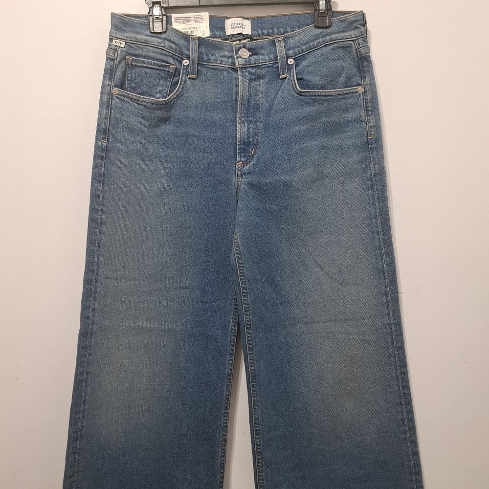 Citizens Of Humanity Citizen Of Humanity Loli Mid Rise Baggy Wide-Leg Boho Jeans Size 29" - 12 Thumbnail