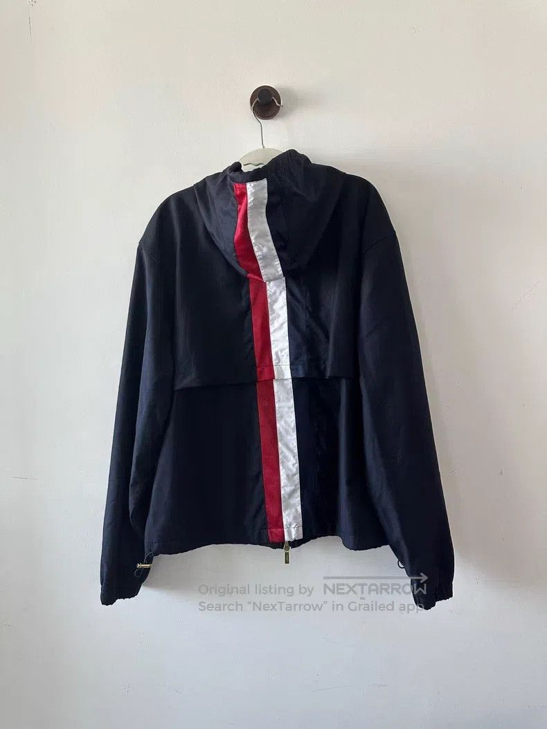 Thom Browne Thom Browne Blue Striped Woolen Windbreaker Jacket Size US XL / EU 56 / 4 - 2 Thumbnail