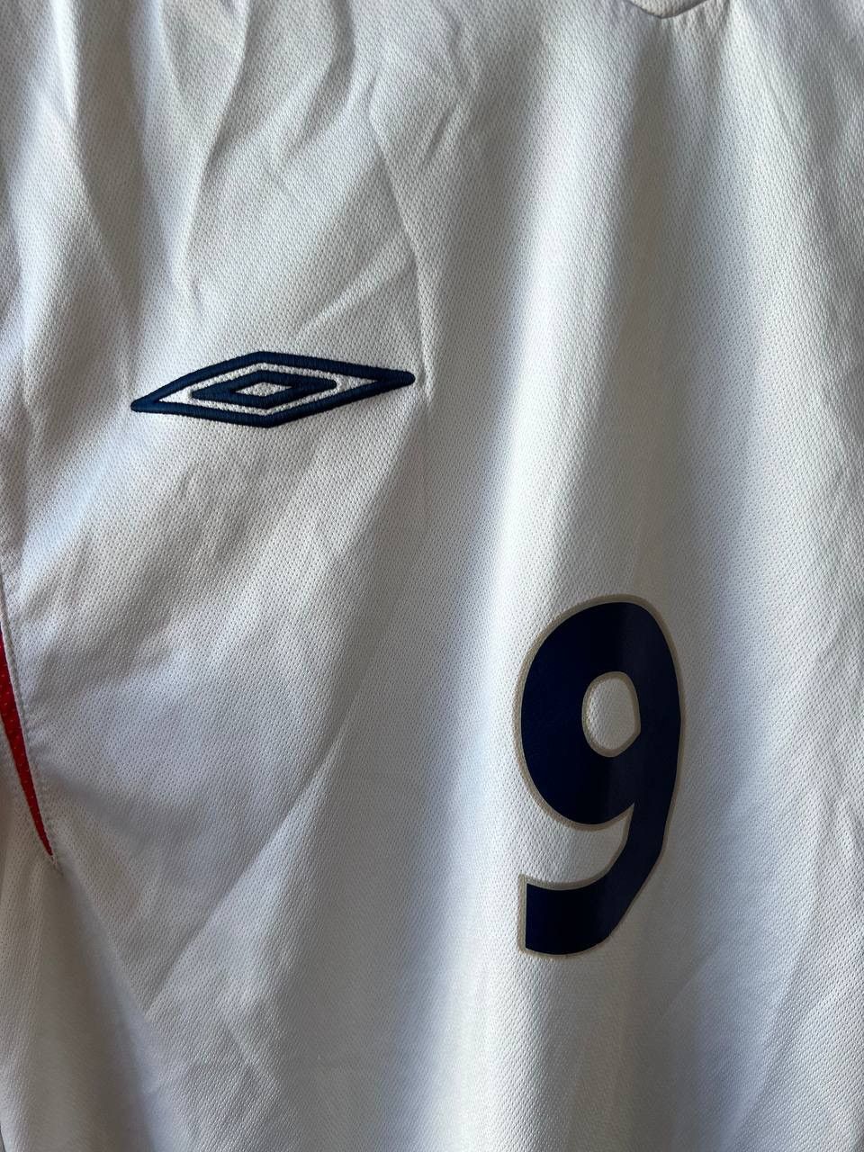 Umbro 2005/07 ENGLAND TEAM #10 ROONEY HOME SOCCER FOOTBALL JERSEY Size US XL / EU 56 / 4 - 9 Thumbnail