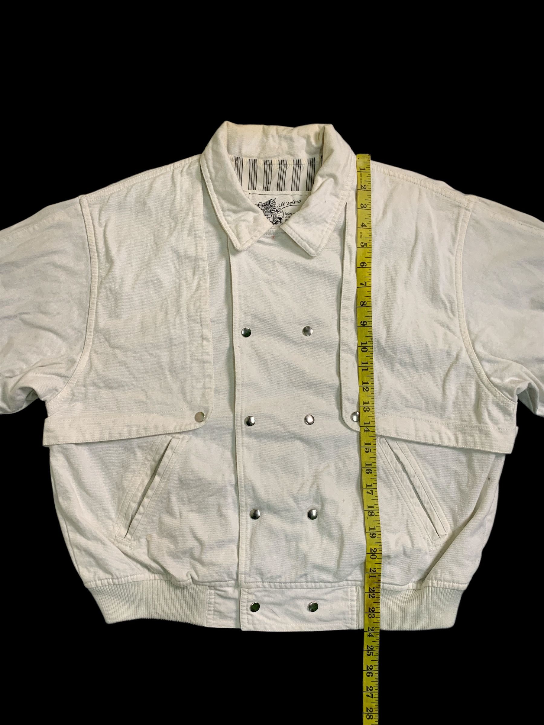 Japanese Brand Rare Design Vintage All Estero By M. Way Denim Jackets Size XL / US 12-14 / IT 48-50 - 8 Thumbnail