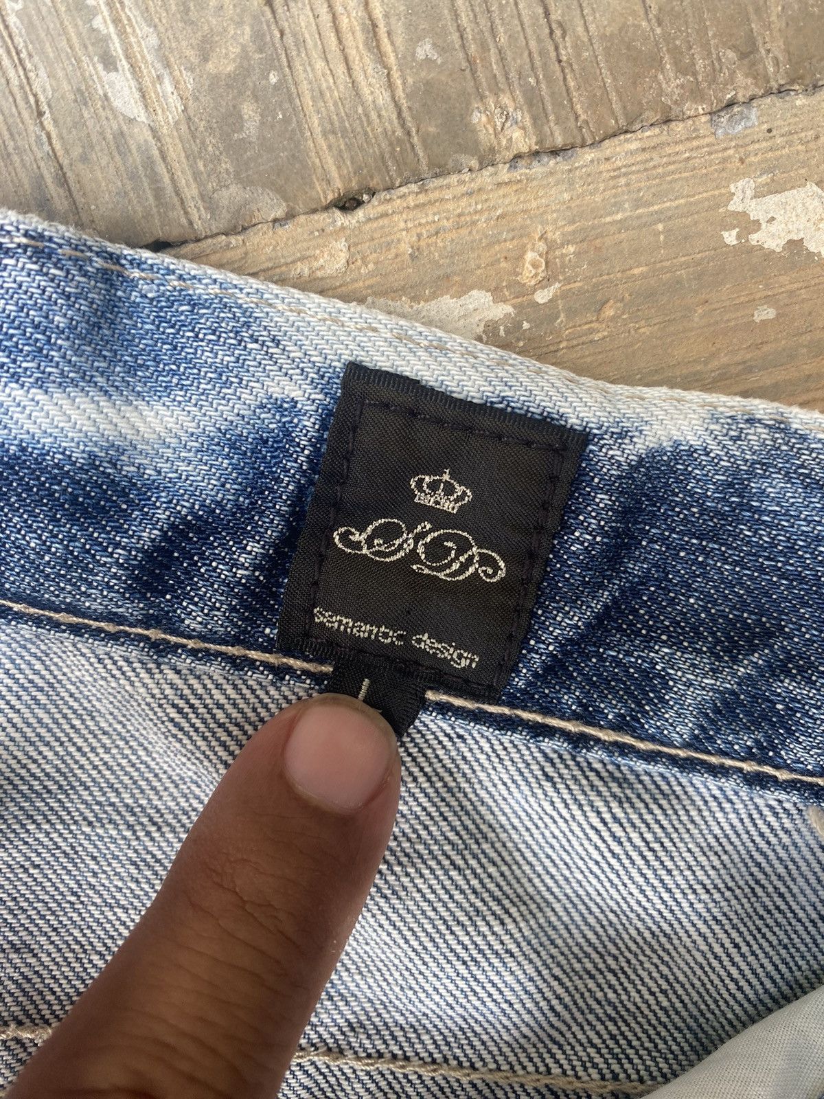 semanticdesign Semanticdesign bleached denim pant Size US 31 - 9 Thumbnail