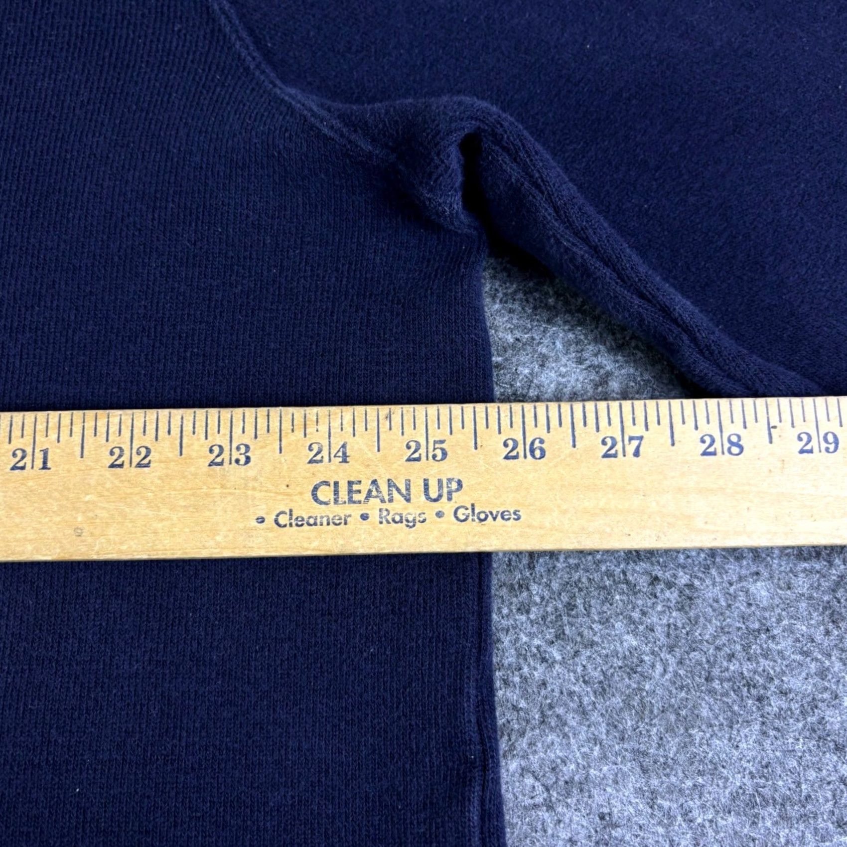 Polo Ralph Lauren Polo Ralph Lauren Mens XL Navy Blue Mock Neck Knit Pullover Sweater Size US XL / EU 56 / 4 - 3 Thumbnail