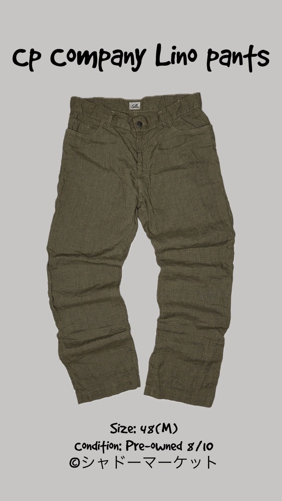 C.P. Company Cp Company Lino pants vintage Size US 32 / EU 48 - 1 Thumbnail