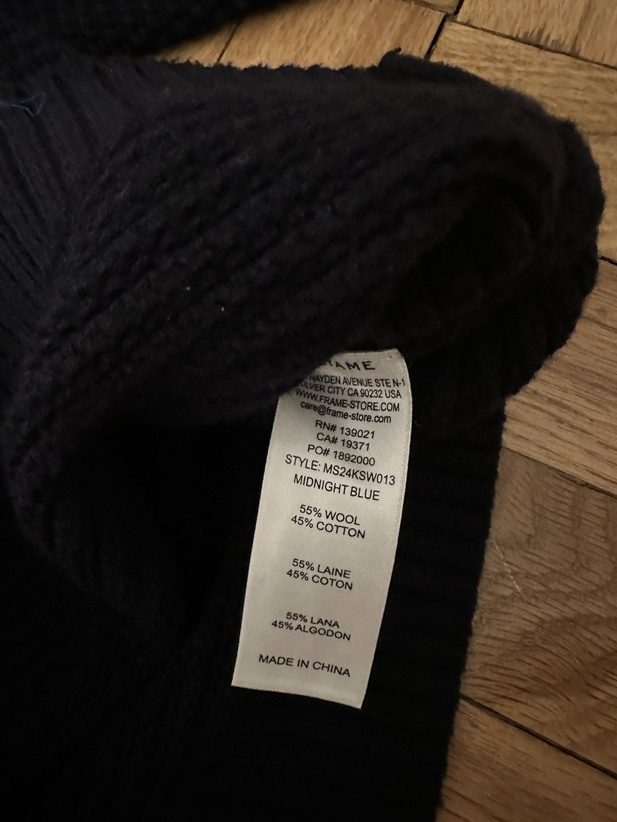 Frame Frame Wool Cable knit Sweater Size US L / EU 52-54 / 3 - 3 Thumbnail