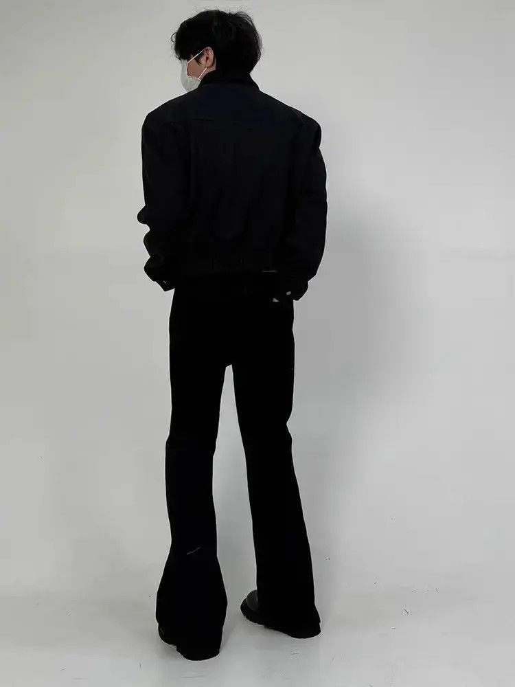Japanese Brand Micro flared slimming and slim fitting jeans Size US 30 / EU 46 - 5 Thumbnail