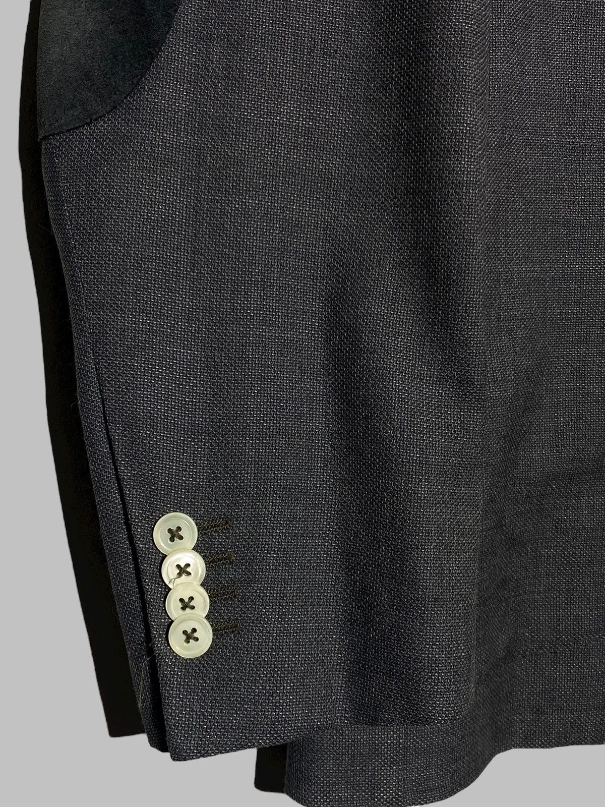 Isaia Isaia Napoli Wool Linen Silk Grey Suit Blazer Size US M / EU 48-50 / 2 - 4 Thumbnail