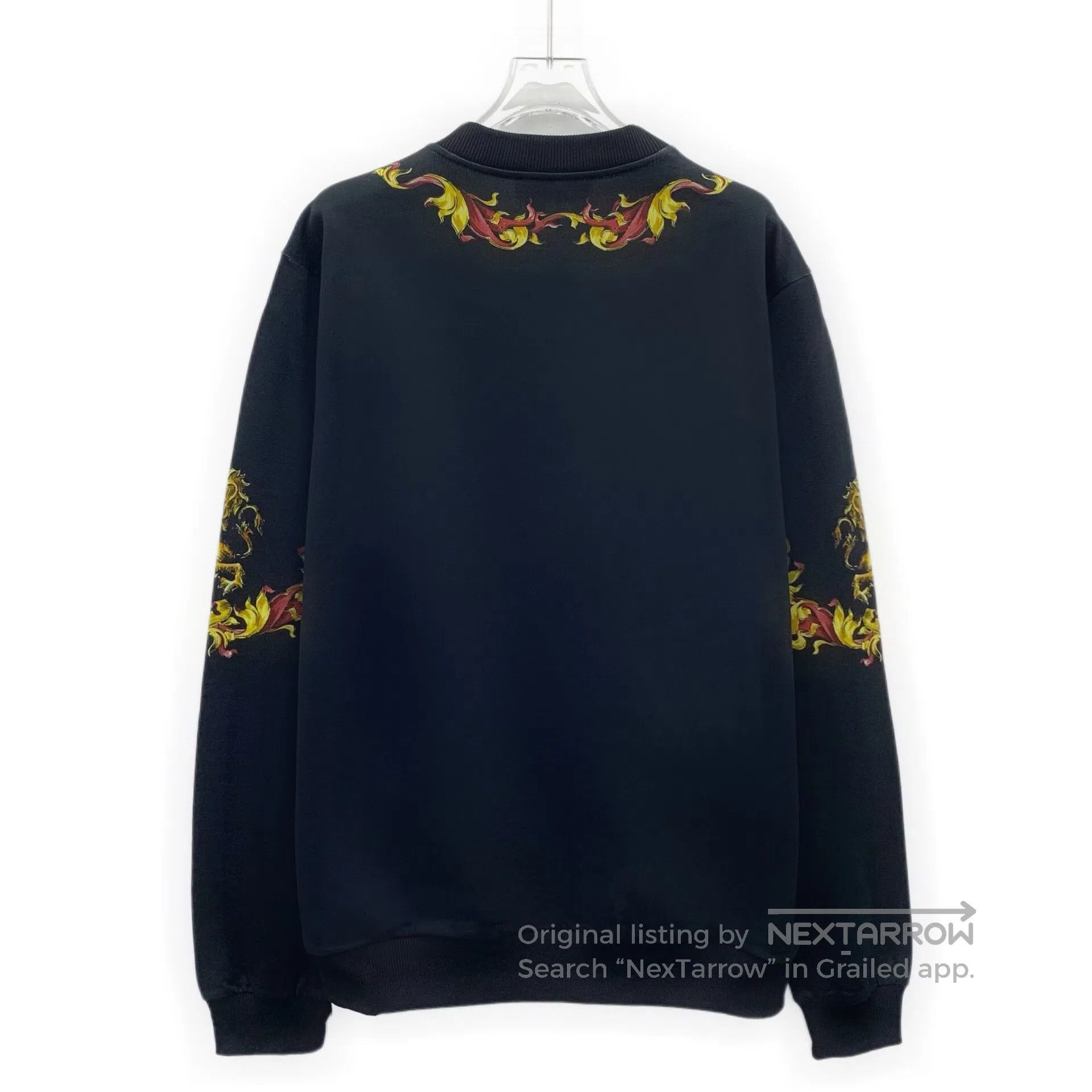 Dolce & Gabbana Dolce Gabbana Black Knight Court Print Cotton Round Neck L Size US L / EU 52-54 / 3 - 2 Thumbnail