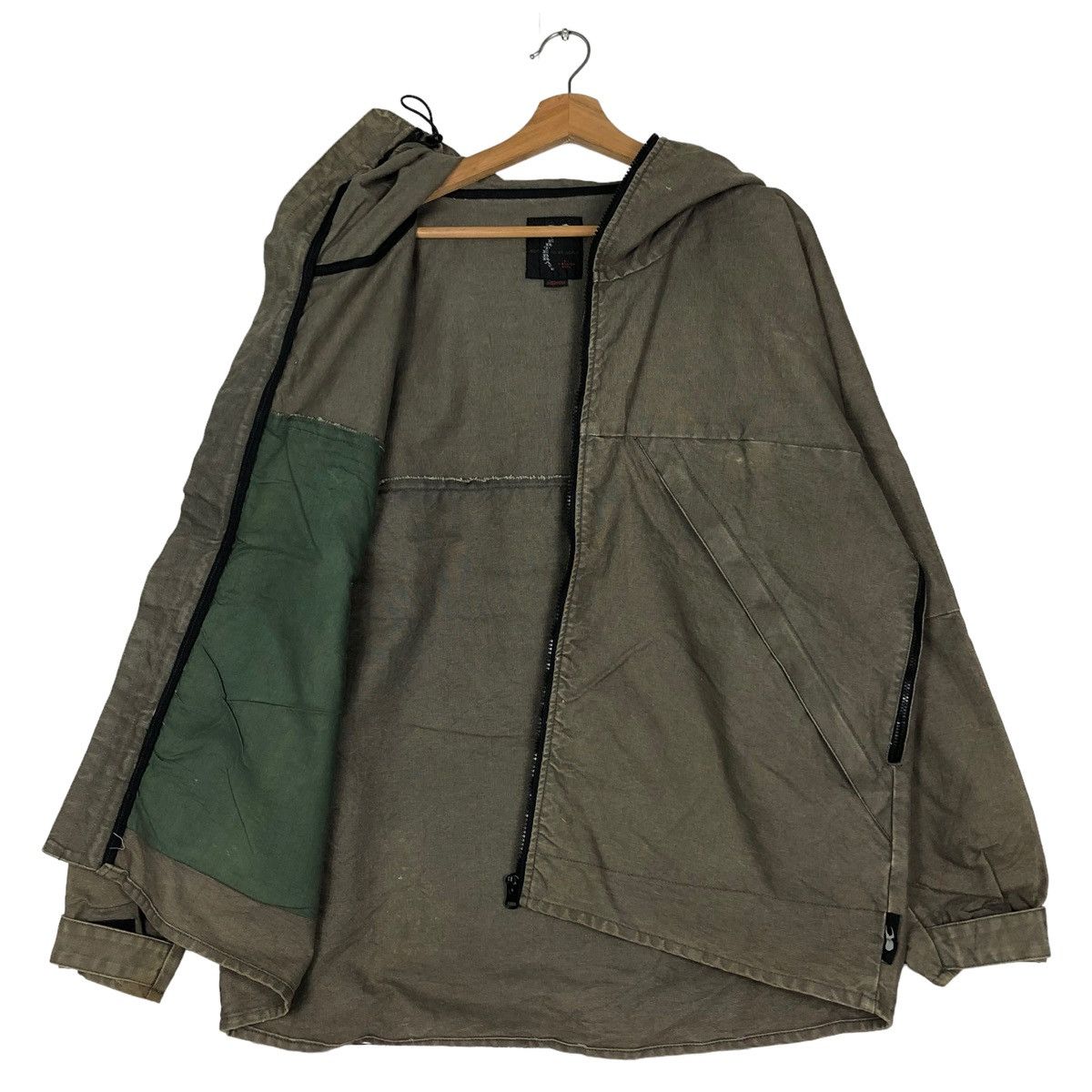 Japanese Brand 🔥Vtg Chore Jacket Vertebrate Japan Made Asymmetric Pocket Size US M / EU 48-50 / 2 - 10 Thumbnail