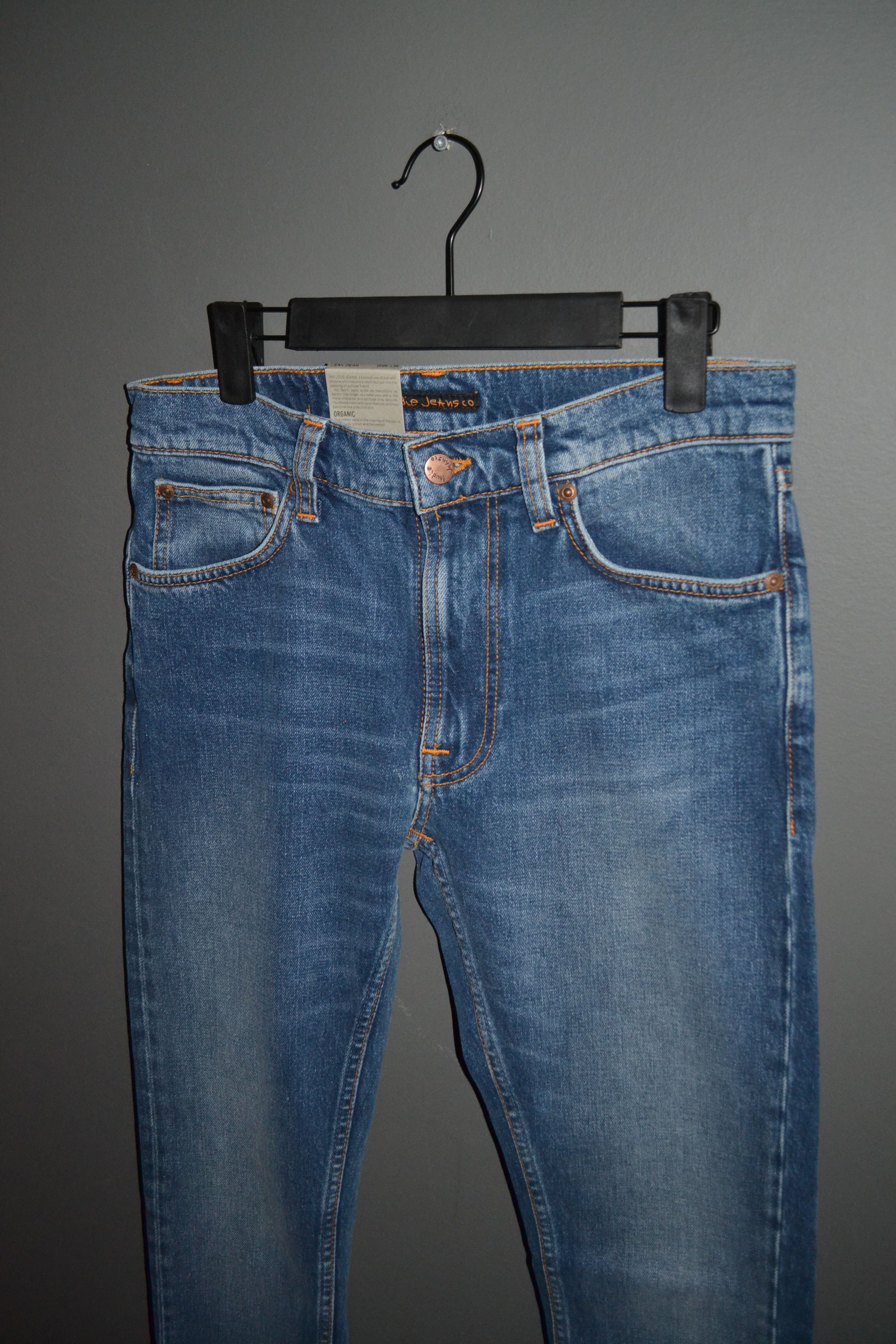Nudie Jeans Nudie Jeans Co. Lean Dean (Indigo Exile) 29 34 Denim Size US 29 - 4 Thumbnail