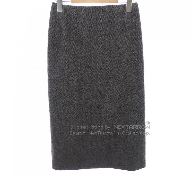 Hermes Hermes Wool Skirt Size 42" / US 20 - 2 Thumbnail