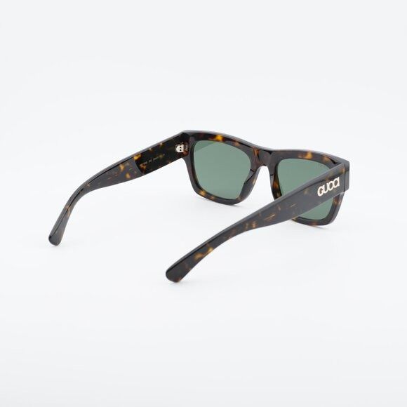 Gucci Gucci GG1793S 002 Sunglasses Havana Square Frame, Green Lens Size ONE SIZE - 5 Thumbnail