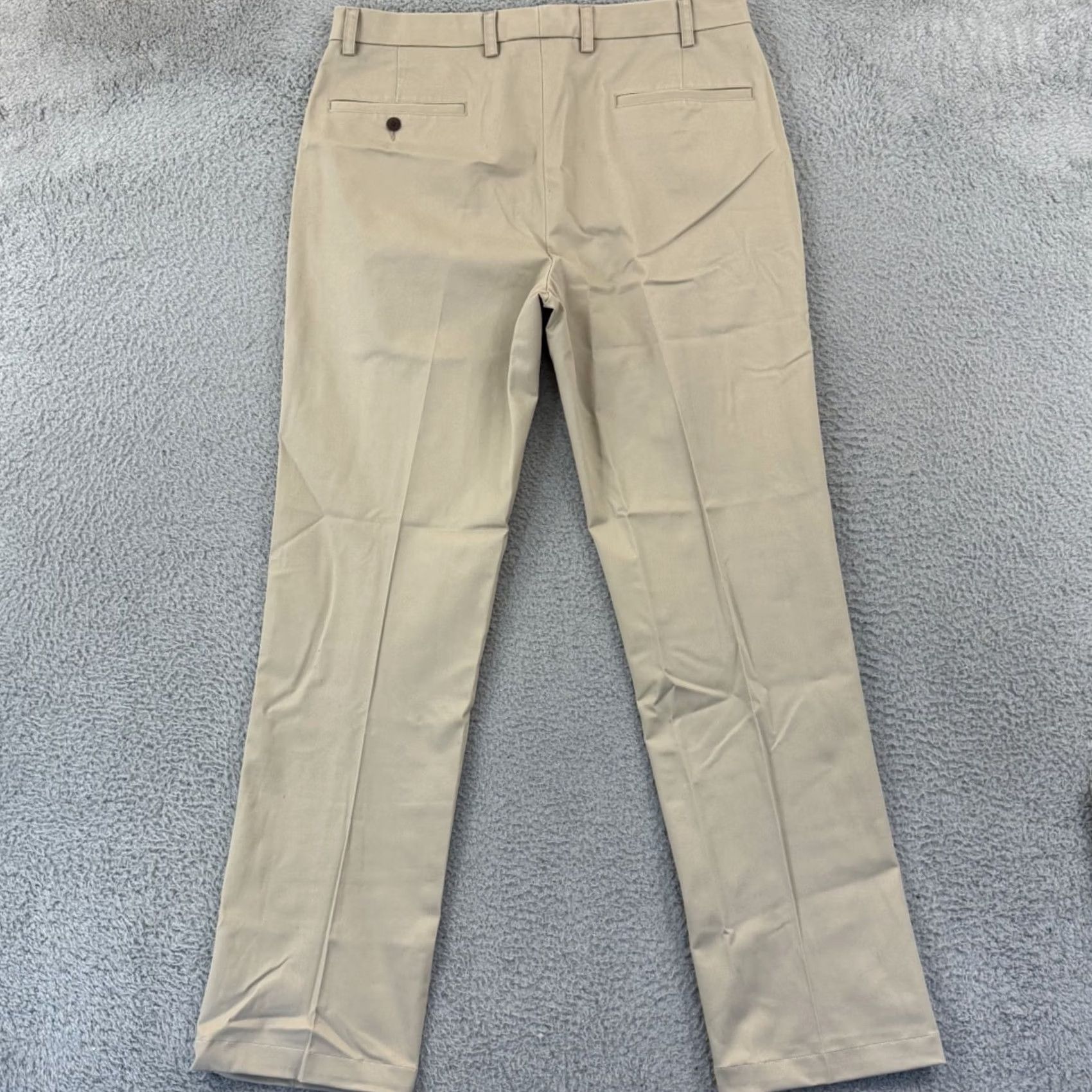 Orvis Orvis Pants Men’s 35 X 34 Beige Khaki Pleated Twill Chino Outdoor Casual Regular Straight Vintage No N/A Size US 35 - 7 Thumbnail