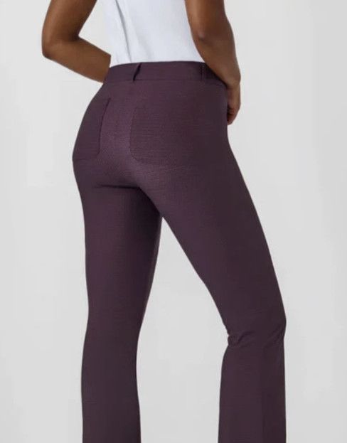 Spanx Spanx 50301Q Geo Scape Orange Sunshine Kick Flare Pants PM Size 24" / US 00 / IT 34 - 3 Thumbnail