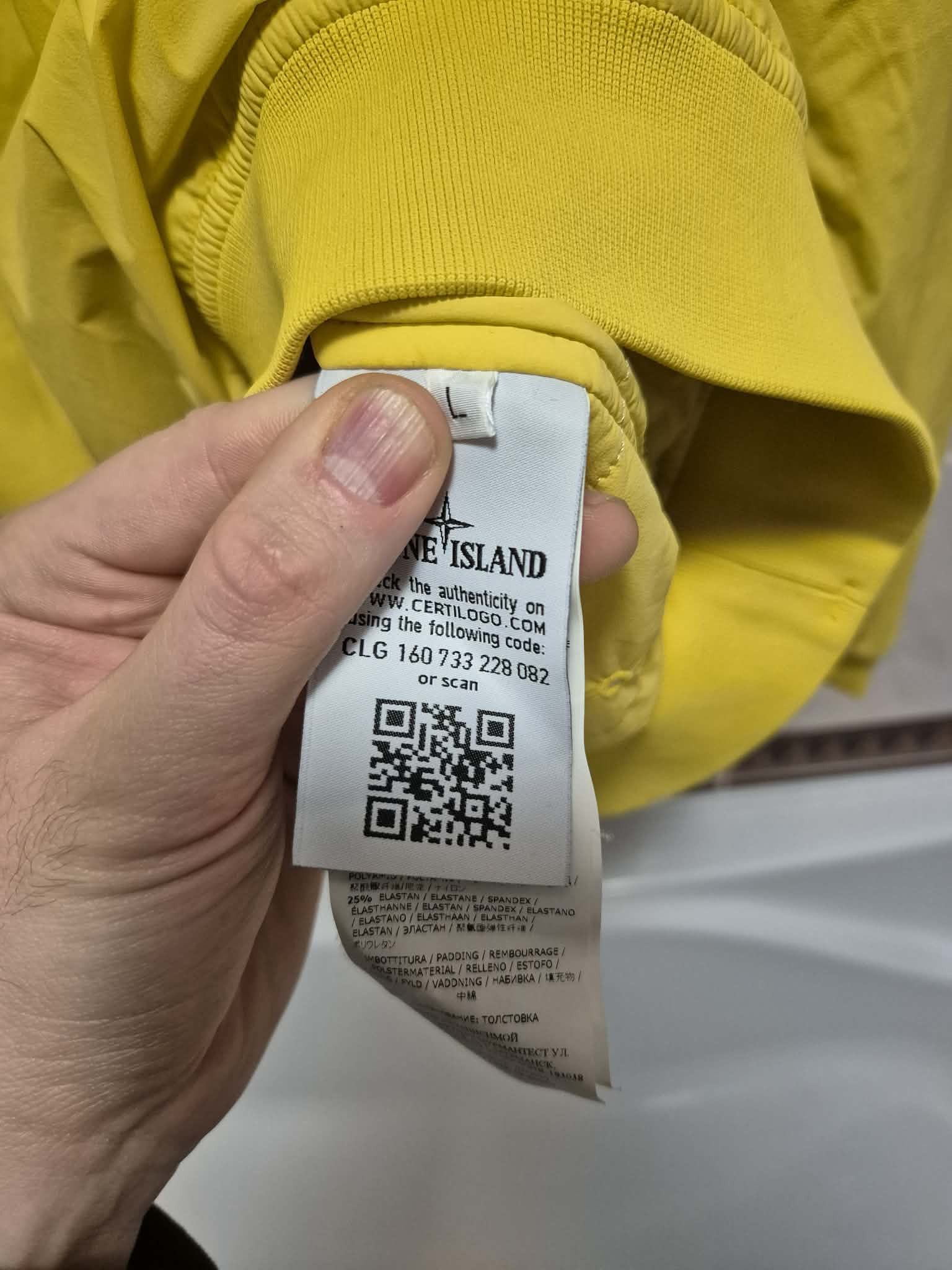 Stone Island Nike x Stone Island Yellow Comfort Tech Composite Jumper Size US L / EU 52-54 / 3 - 9 Thumbnail