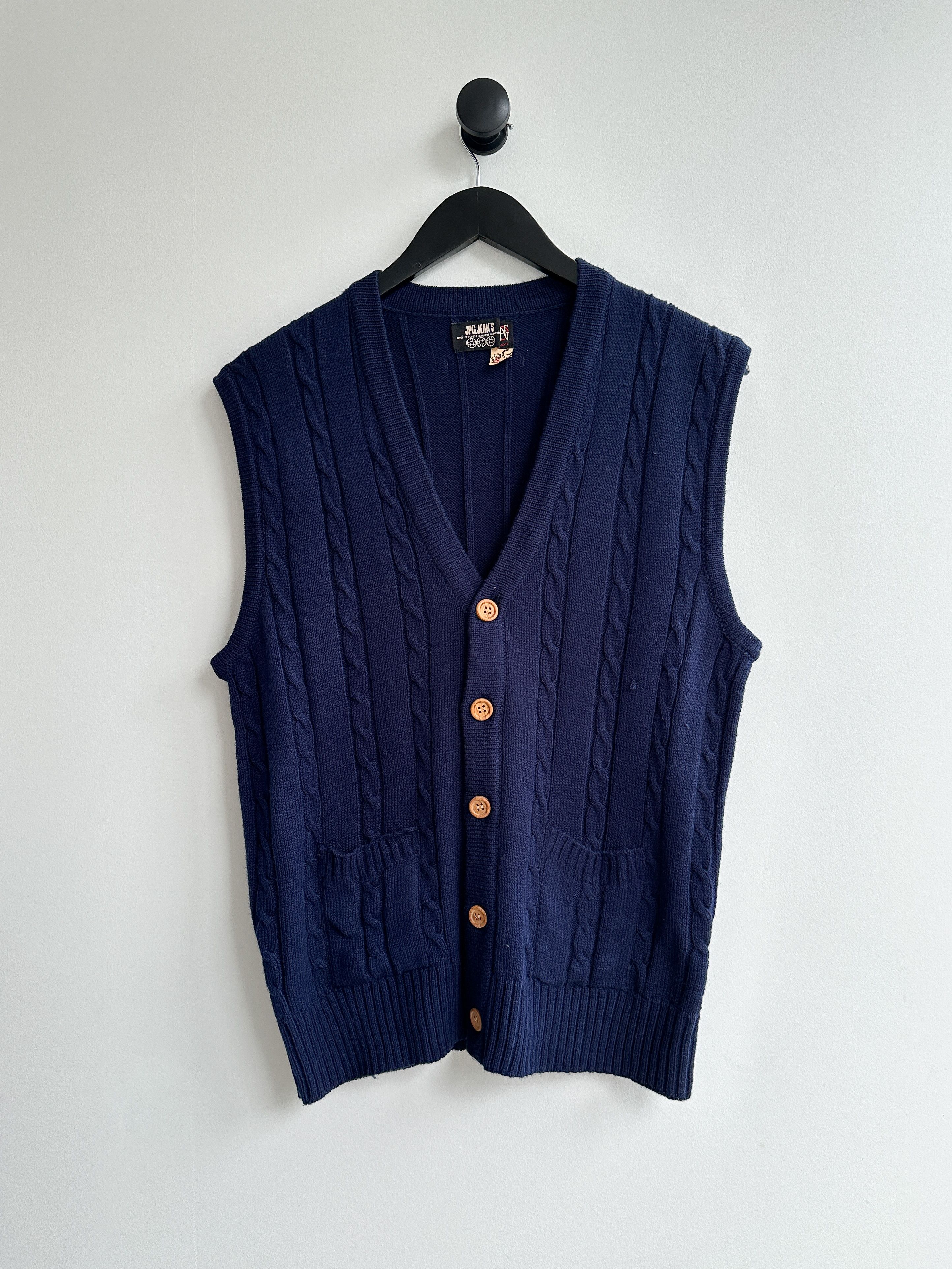 Jean Paul Gaultier Vintage Jean Paul Gaultier Jeans JPG Knit Vest Sweater Size L / US 10 / IT 46 - 1 Thumbnail