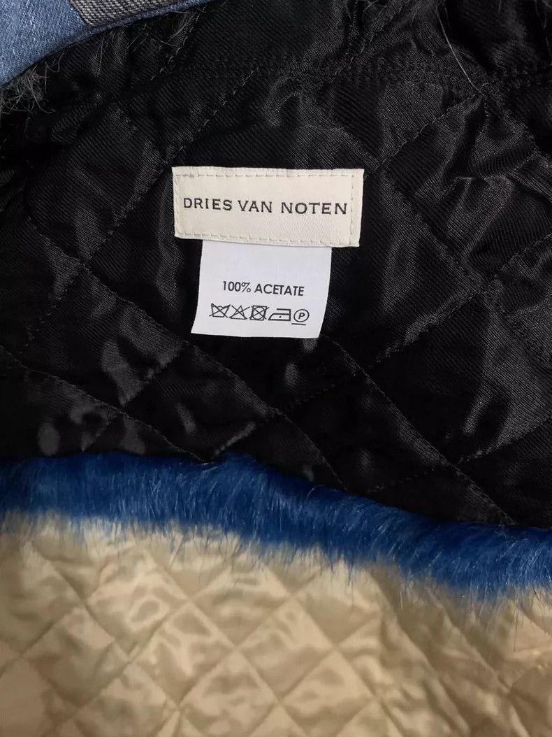 Dries Van Noten Dries Van Noten Blue denim patchwork coat Size S / US 4 / IT 40 - 6 Thumbnail
