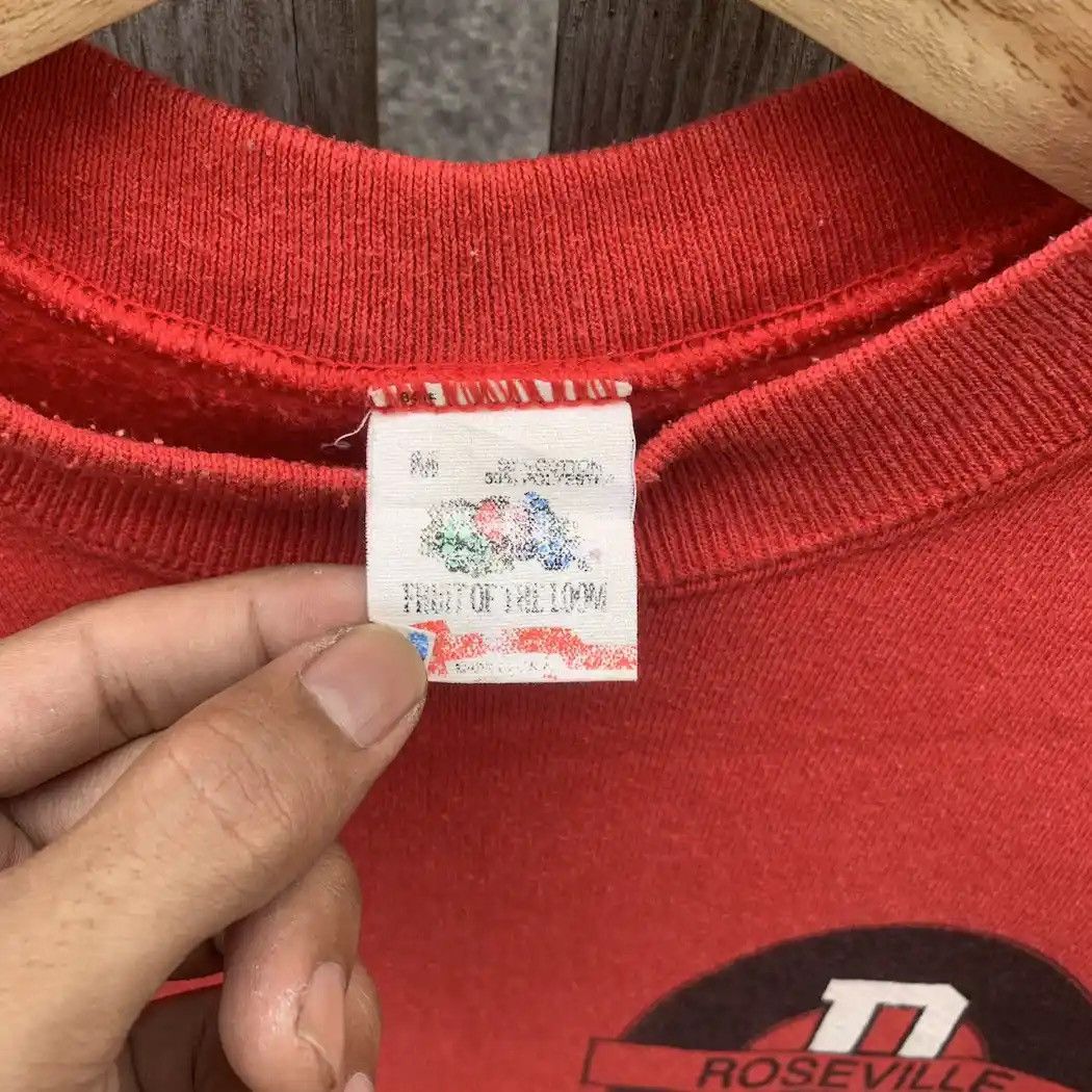 Fruit Of The Loom × Vintage 1990’s Vintage Roseville Crewneck Sweater Jumper Pullover Size US M / EU 48-50 / 2 - 8 Thumbnail