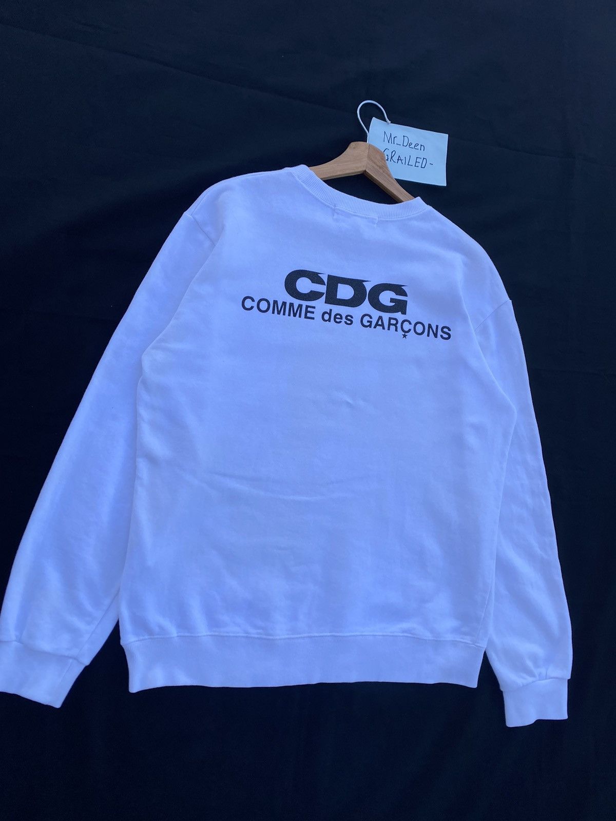 Comme des Garcons Rare Comme Des Garcons CDG Big Spellout Sweatshirt Size US L / EU 52-54 / 3 - 3 Thumbnail