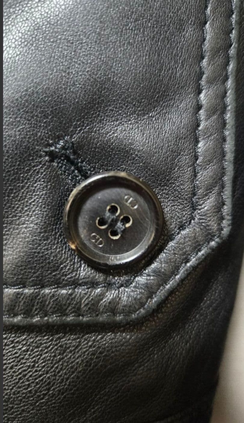 Dior Deadstock Dior Homme 07SS 4-Pocket Leather Jacket 44 Hedi Size US S / EU 44-46 / 1 - 7 Thumbnail