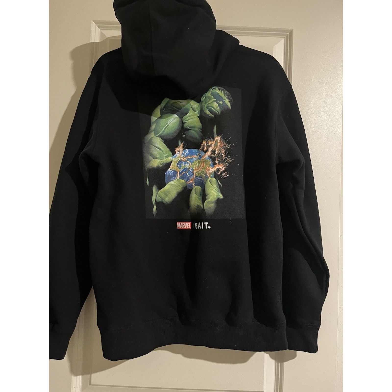Bait BAIT x Marvel Comics Hulk Hoodie Mens Medium Black Pullover Size US M / EU 48-50 / 2 - 2 Thumbnail