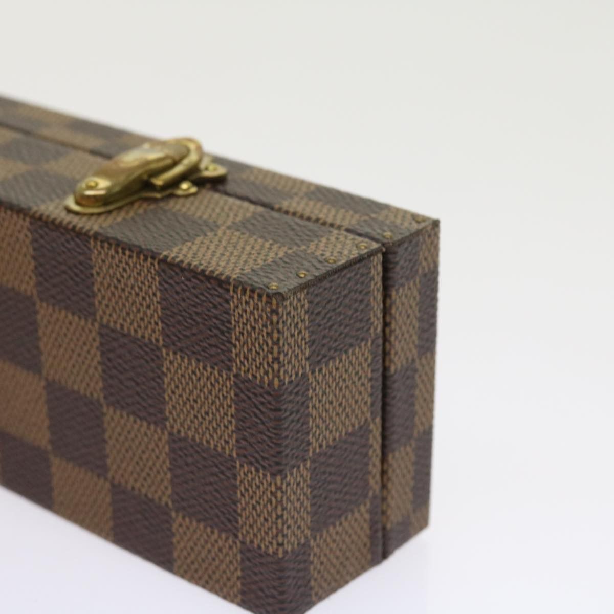 Louis Vuitton LOUIS VUITTON Damier Ebene Watch Case Trunk Size ONE SIZE - 7 Thumbnail