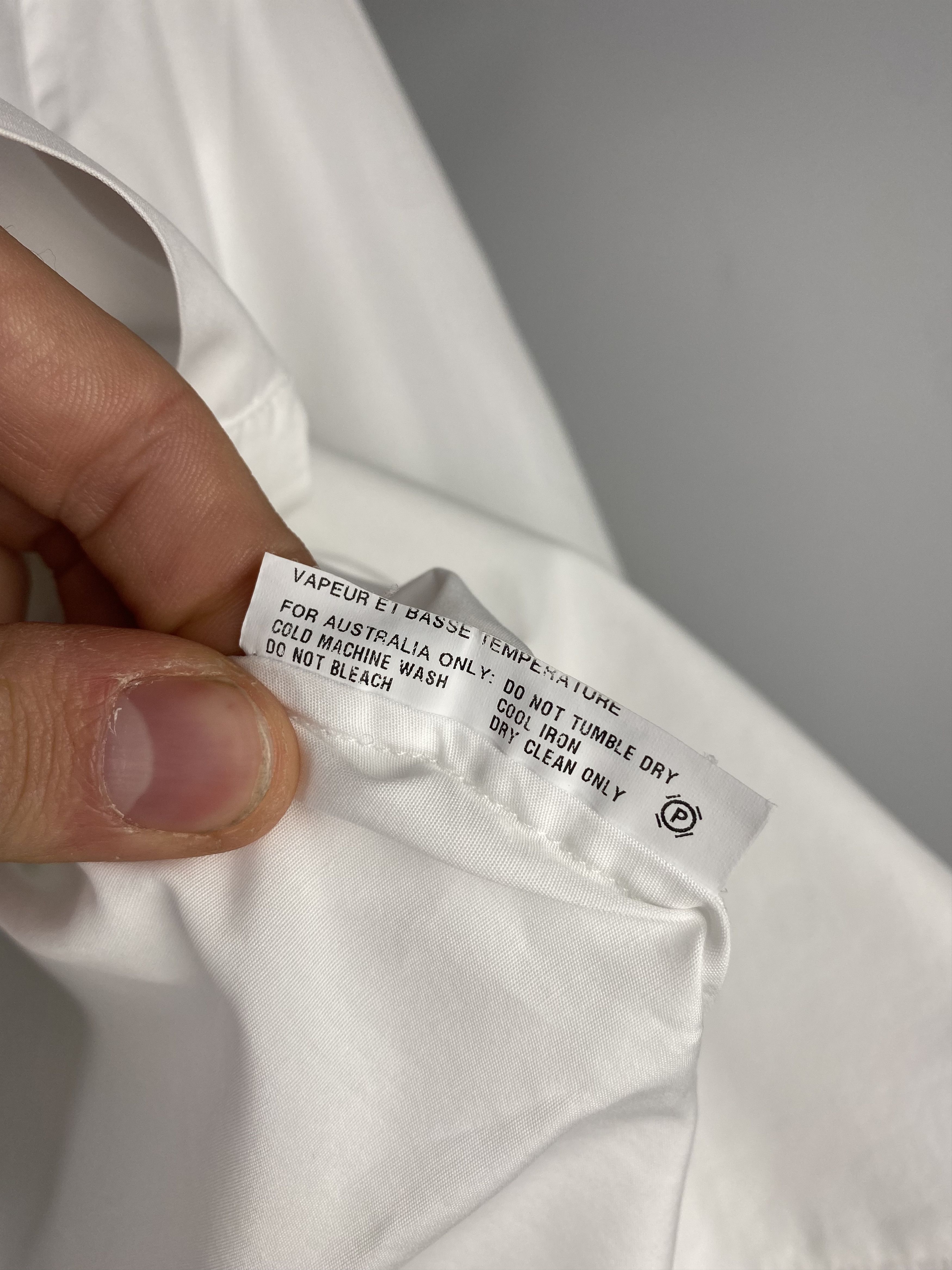 Jil Sander Jil Sander Womens White Button Casual Shirt Size S / US 4 / IT 40 - 11 Thumbnail