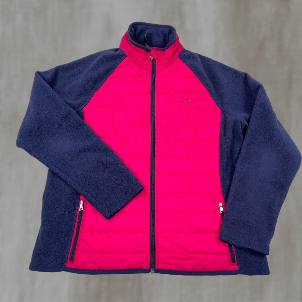 Ralph Lauren Lauren Ralph Lauren Jacket Women XL Pink Full Zip Hoodie? Size XL / US 12-14 / IT 48-50 - 1 Thumbnail