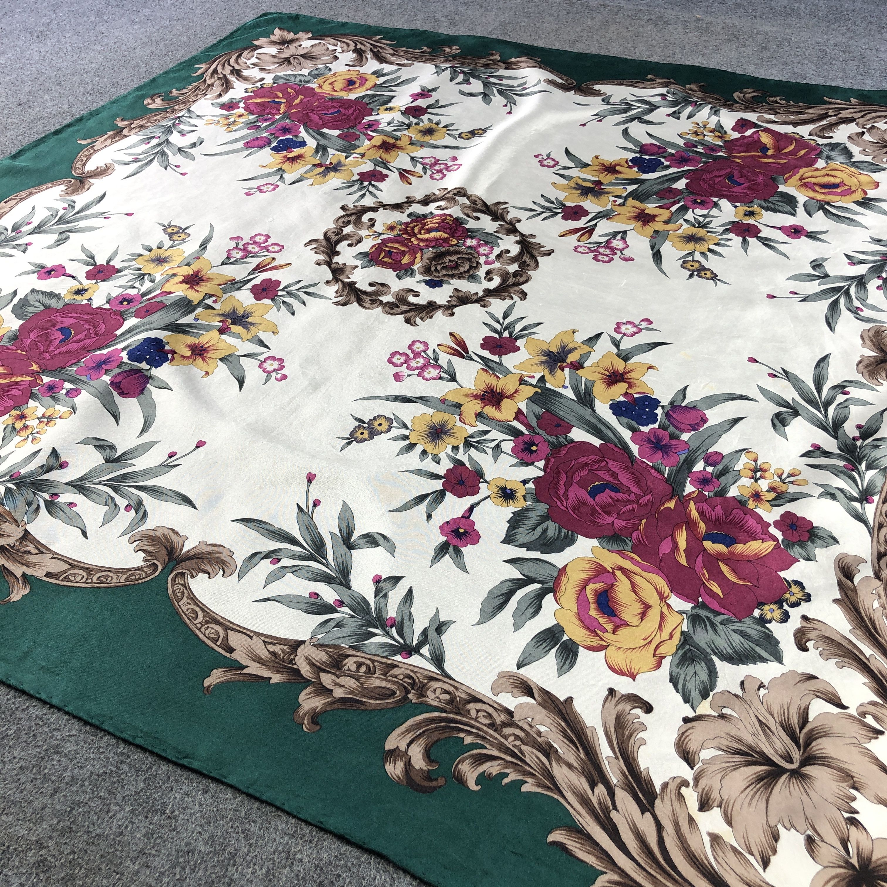 Other F. Vergano Luxury Hand Rolled Silk Scarf M1107 Size ONE SIZE - 3 Thumbnail