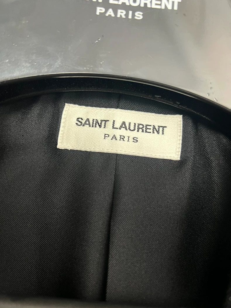 Saint Laurent Paris Saint Laurent Gray Wool Suit Jacket-2507 Size US L / EU 52-54 / 3 - 3 Thumbnail