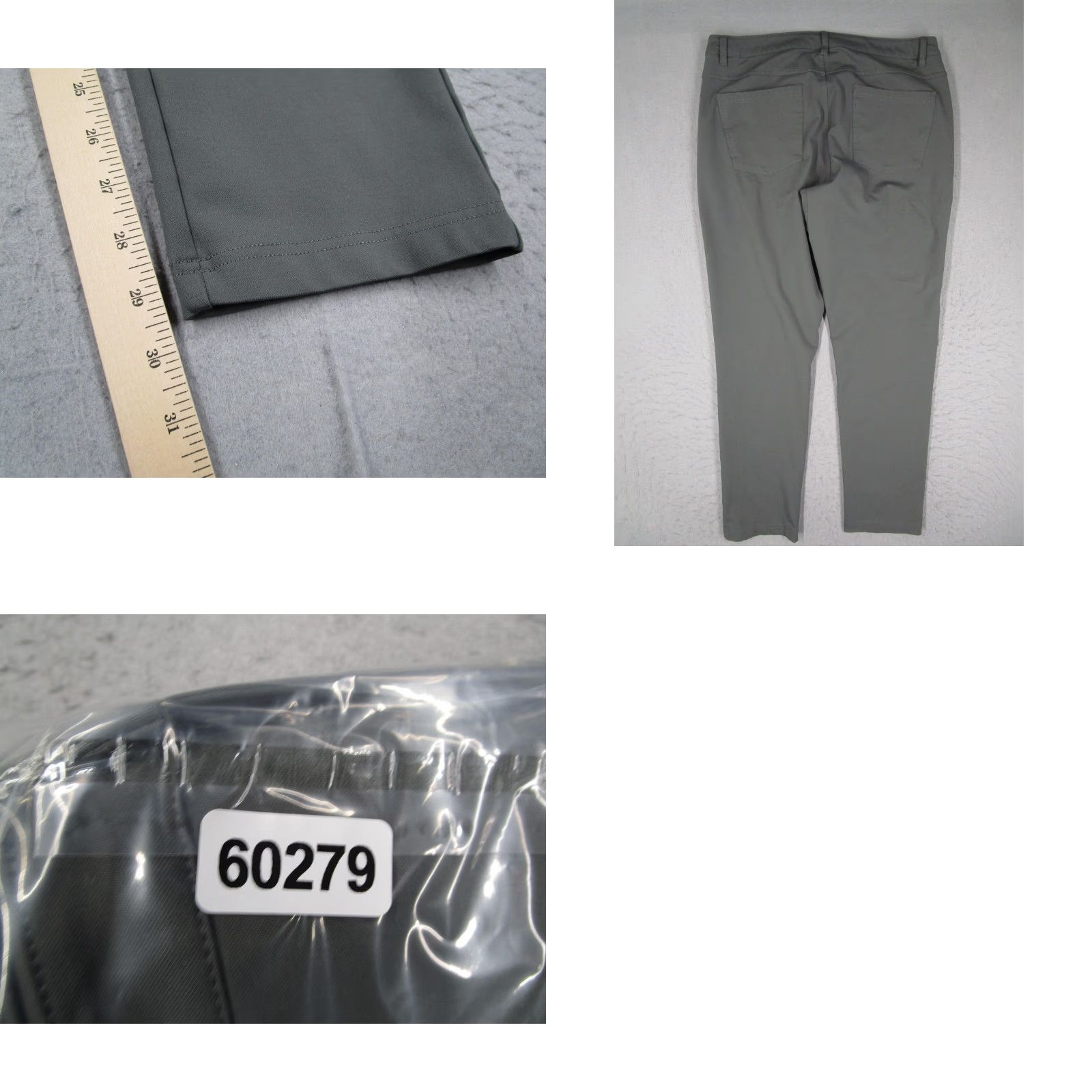 Vintage BYLT Everyday Pant 2.0 Slim Fit Mens 38 Gray Chino Pants Casual Performance 5-Pocket Stretch Size US 38 / EU 54 - 8 Thumbnail