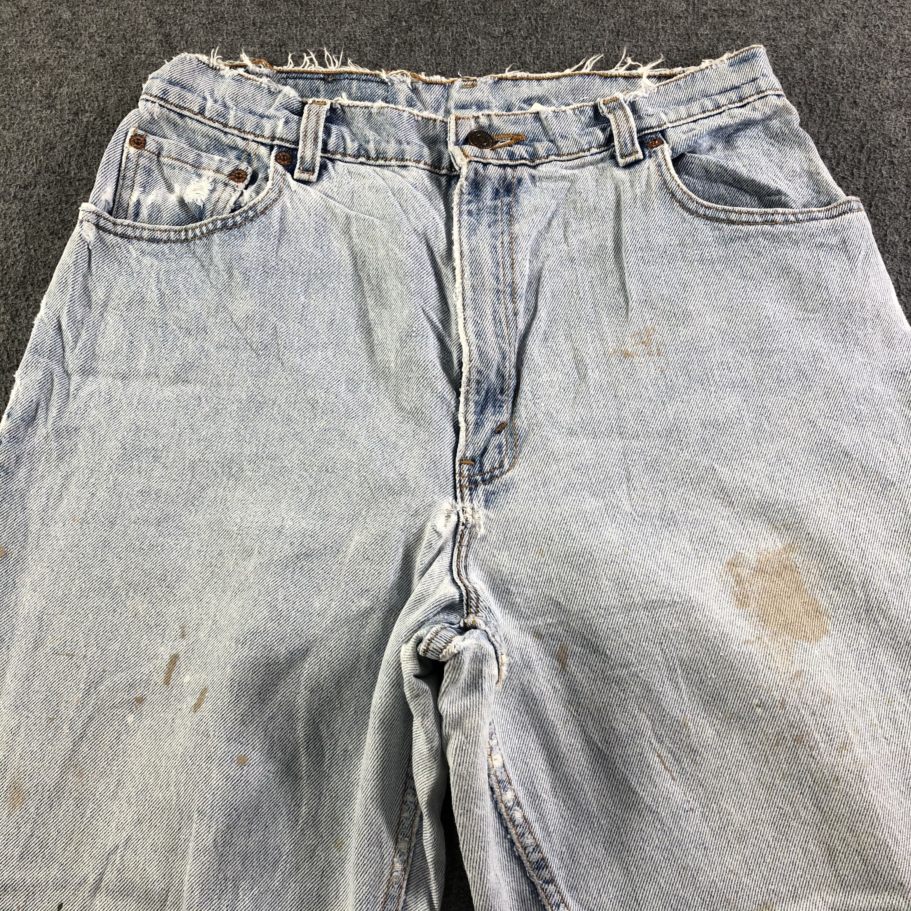 Levi's 90s Vintage Light Wash Levis 551 Jeans-J3310 Size US 31 - 3 Thumbnail