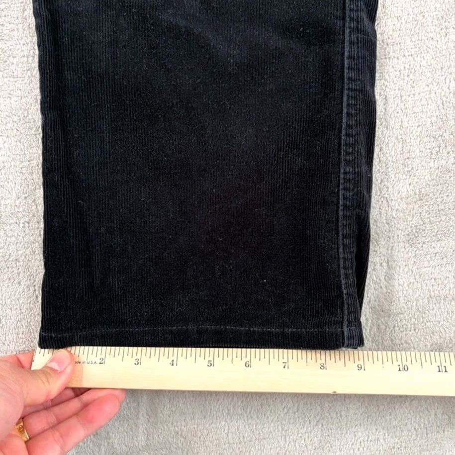 Polo Ralph Lauren VINTAGE Ralph Lauren Sport Pants Women 12 Black Corduroy Straight Leg Dress Pants 90s Women Mens Women? Size 34" / US 12 / IT 48 - 7 Thumbnail