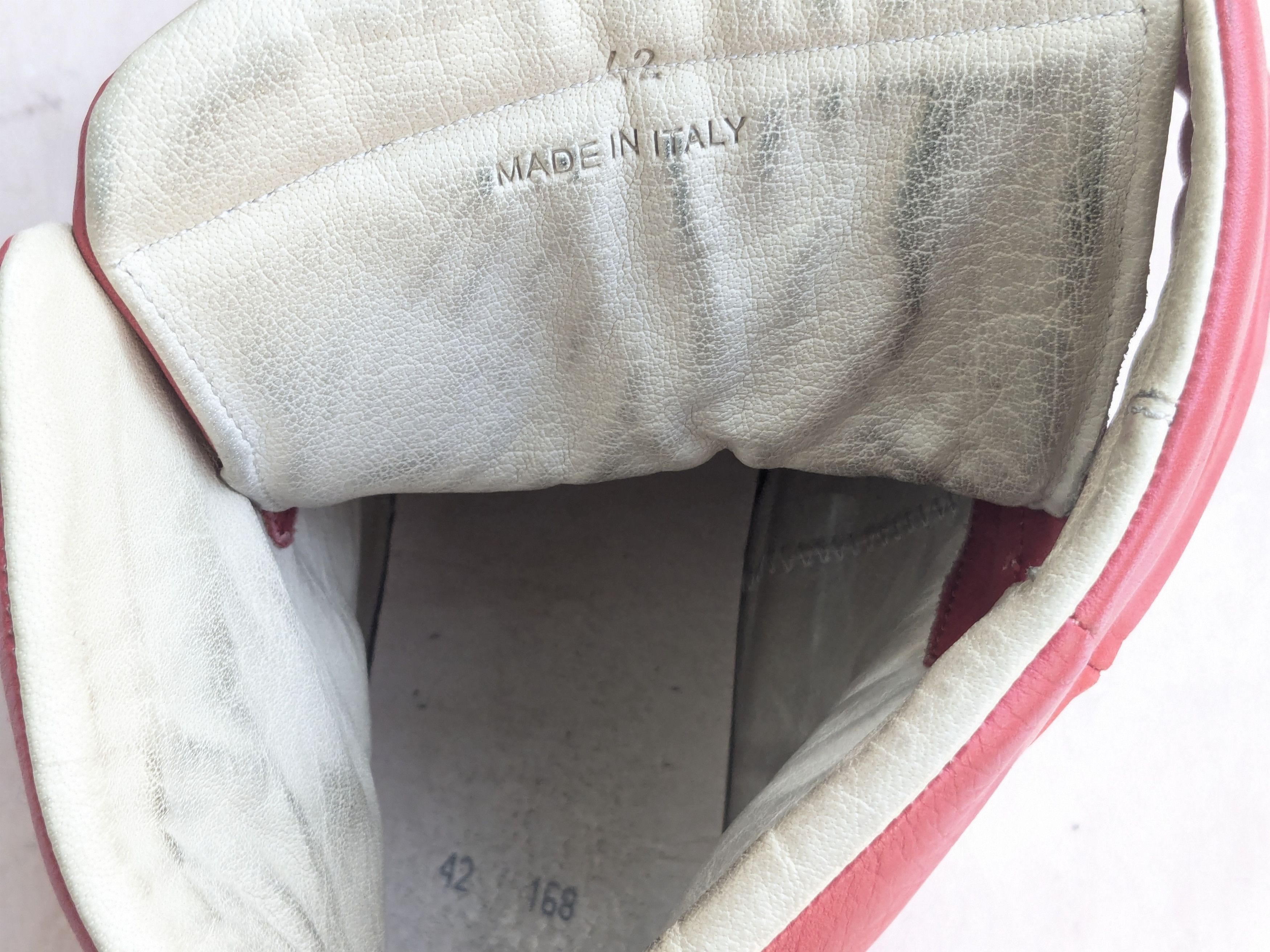 Maison Margiela Maison Margiela Future Red High Tops 9 42 Leather Size US 9 / EU 42 - 8 Thumbnail
