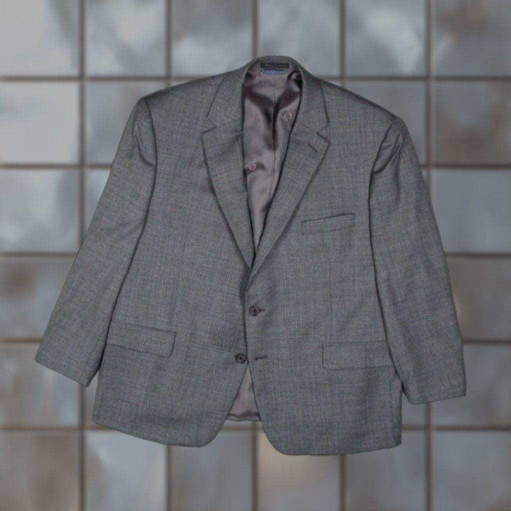 Ralph Lauren Lauren Ralph Lauren Gray Wool Blazer Mens 46 Short Classic 2 Button Size US 30 / EU 46 - 1 Thumbnail