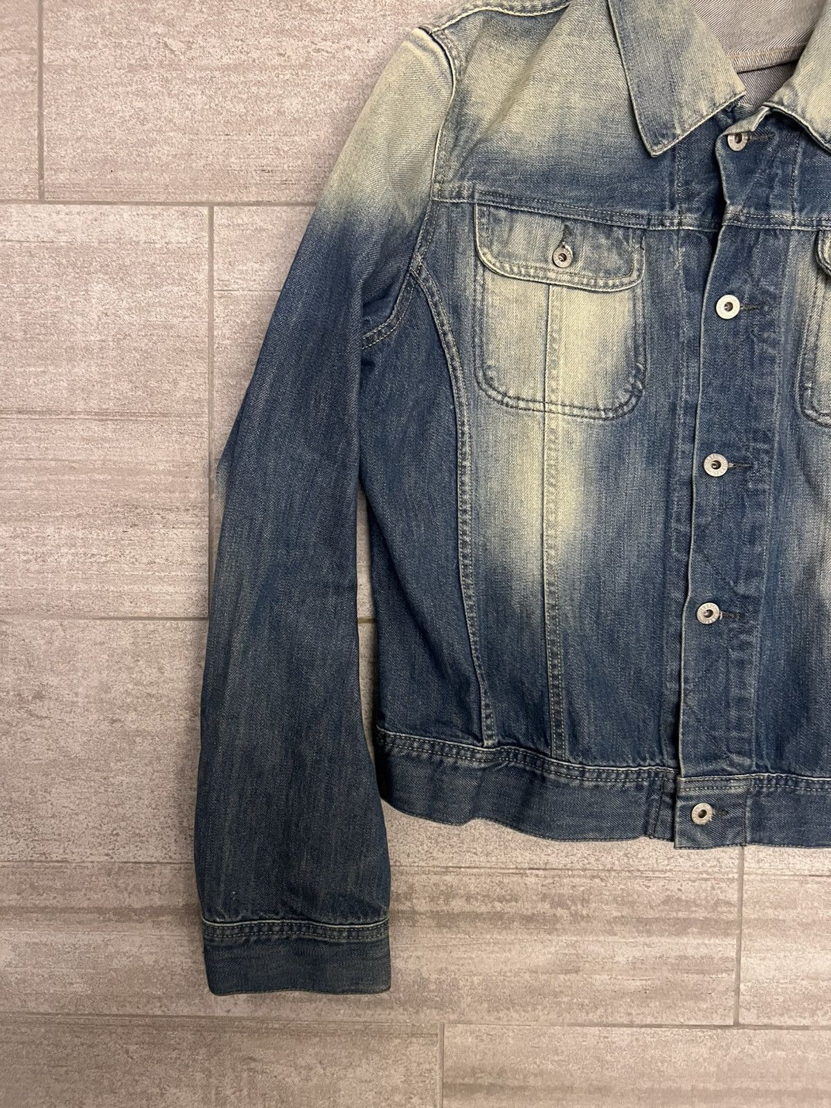 Diesel Diesel Distressed Denim Jacket - Vintage-Inspired Style Size US XL / EU 56 / 4 - 7 Thumbnail