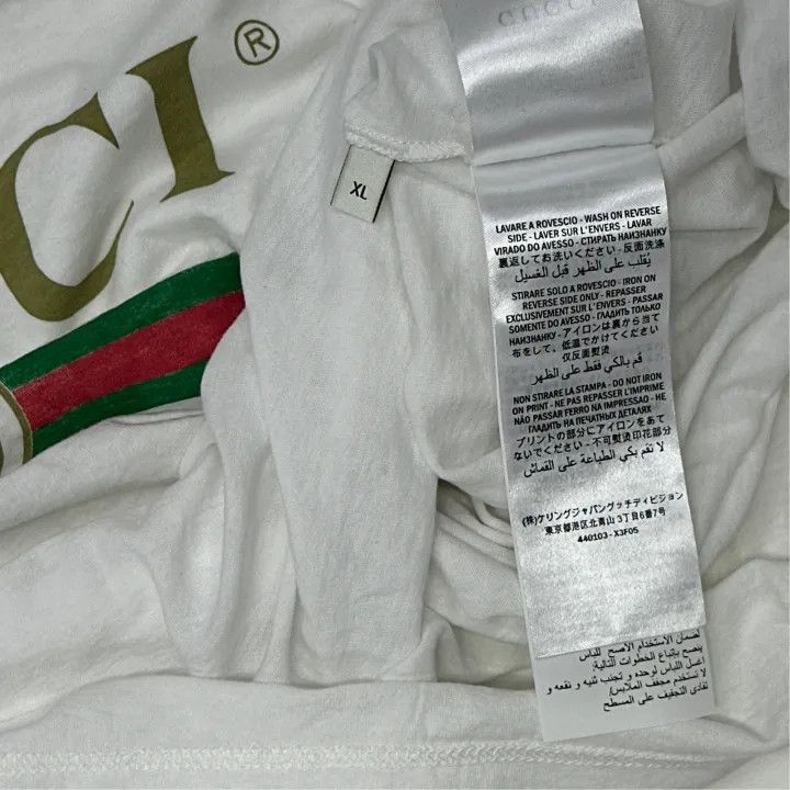Gucci Gucci Gucci Vintage Logo Oversized Short Sleeve T-Shirt -2 Size US XL / EU 56 / 4 - 3 Thumbnail