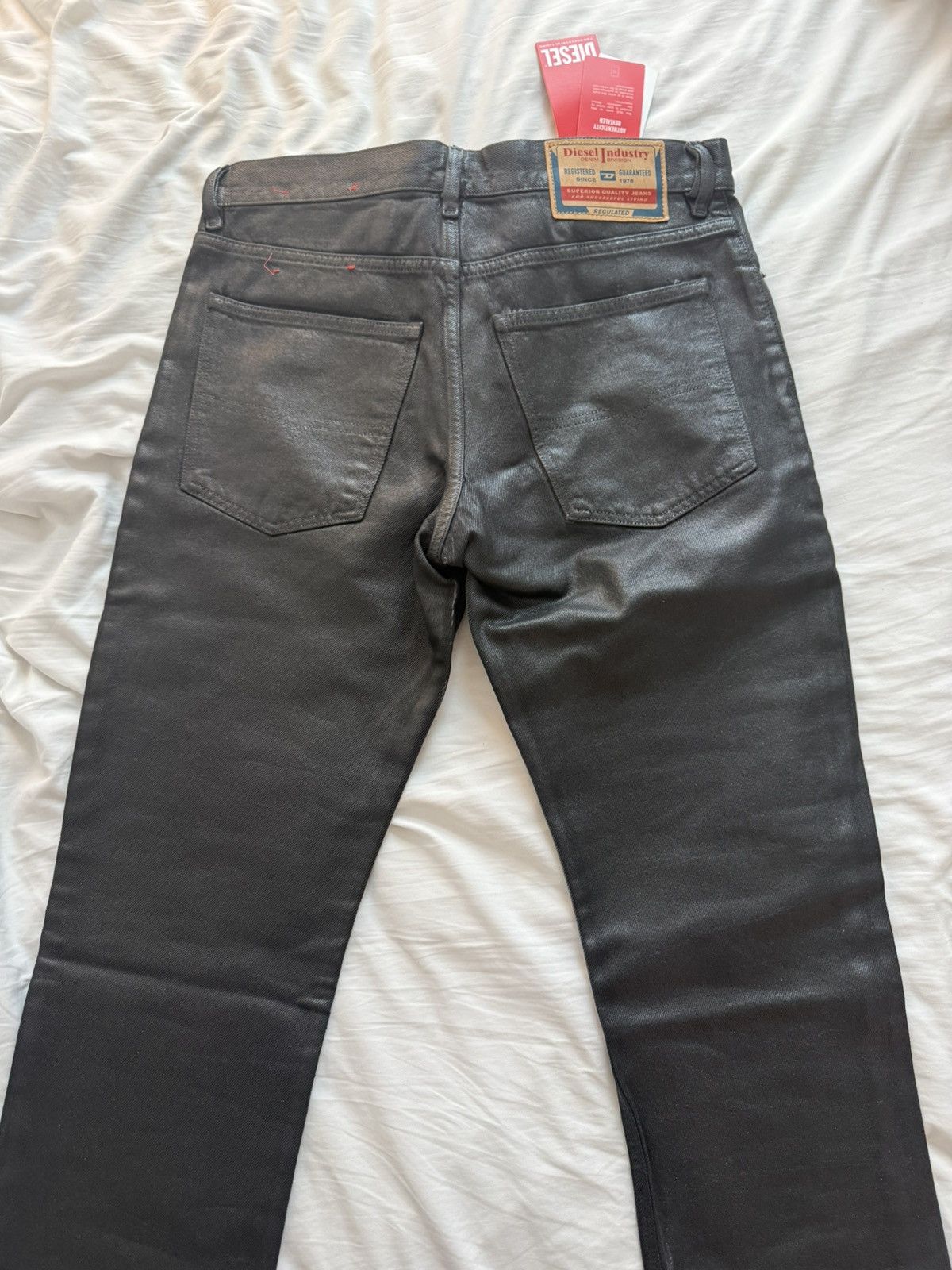 Diesel Diesel Slim Fit Metallic Jeans Size US 31 - 2 Thumbnail