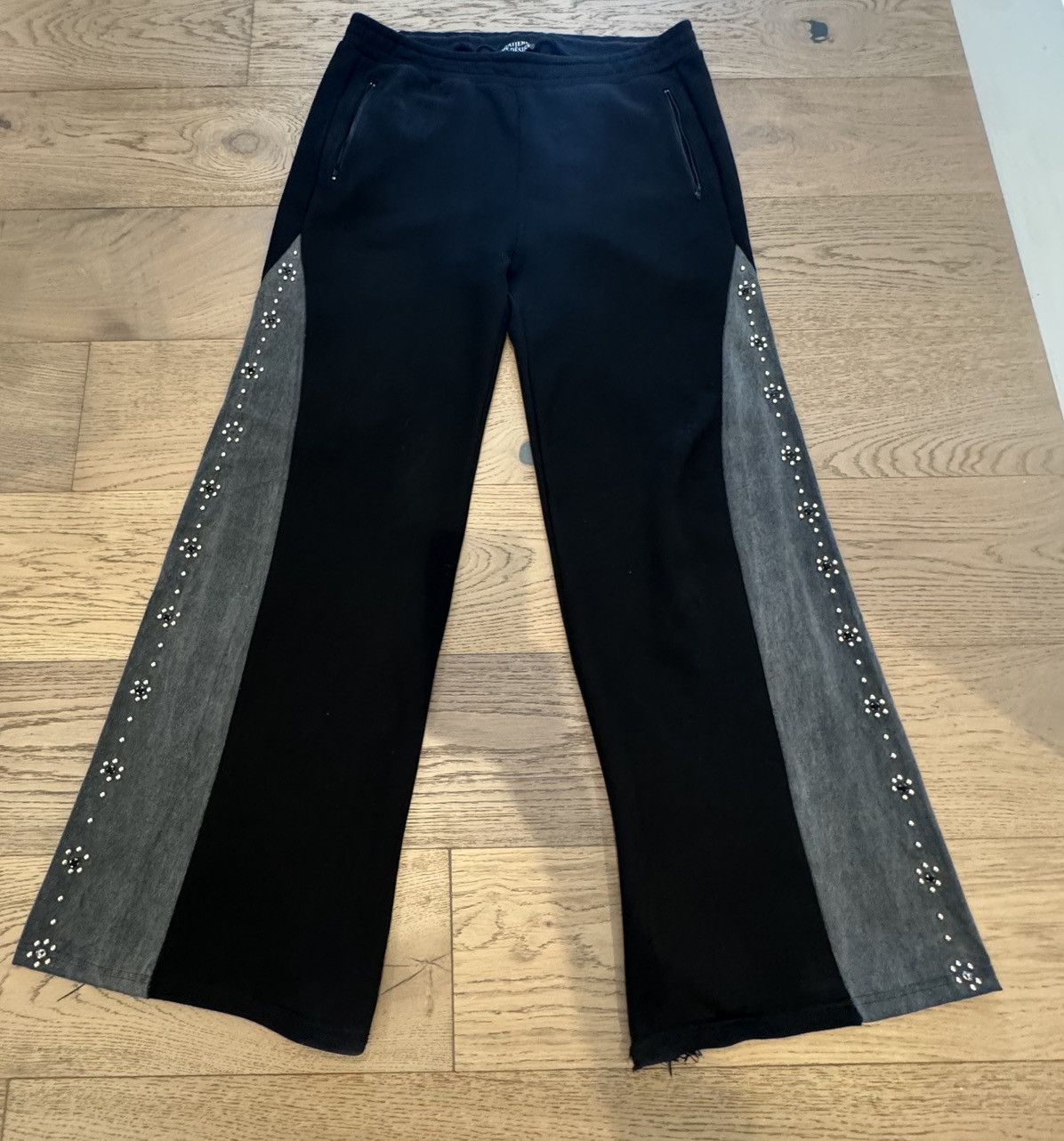 Other Matiere De Desirs Rockstar Studded Sweatpants Black Grey Size US 36 / EU 52 - 1 Thumbnail