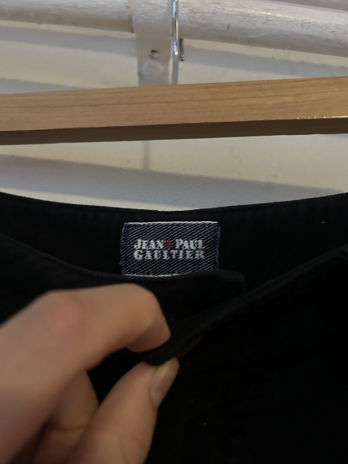 Jean Paul Gaultier Jean Paul Gaultier Black Velvety Pants – Estimated Size 35 Size US 35 - 6 Thumbnail