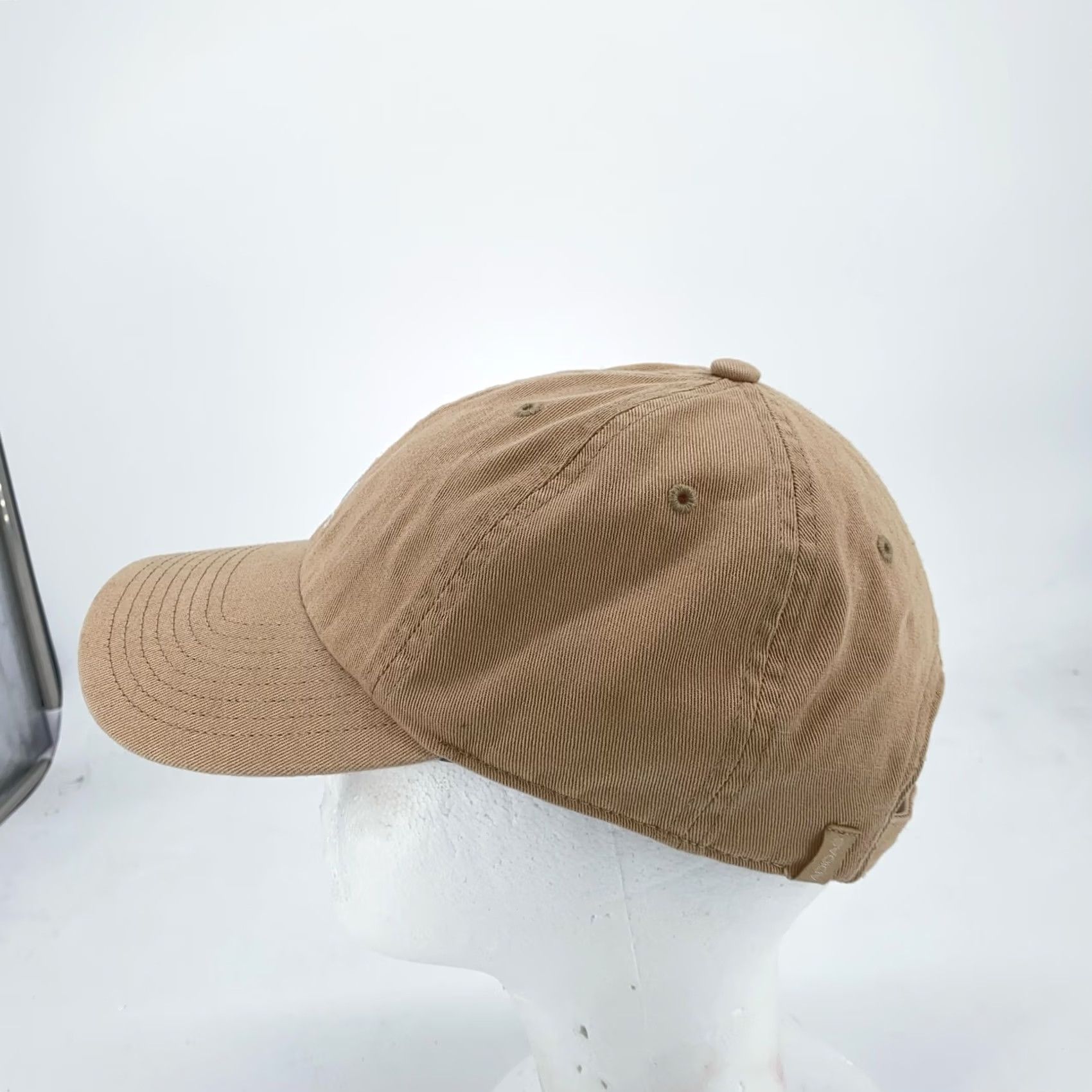 Adidas Adidas Hat Cap Strap Back Tan AEROREADY Mens Embroidered Cotton Classic Baseball Cap One Size Beige Mens Athletic Casual Travel Size ONE SIZE - 4 Thumbnail