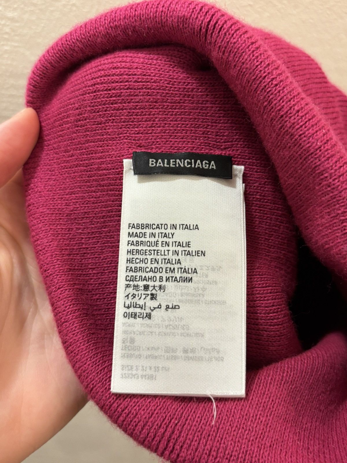 Balenciaga Balenciaga 3b beanie Size ONE SIZE - 6 Thumbnail