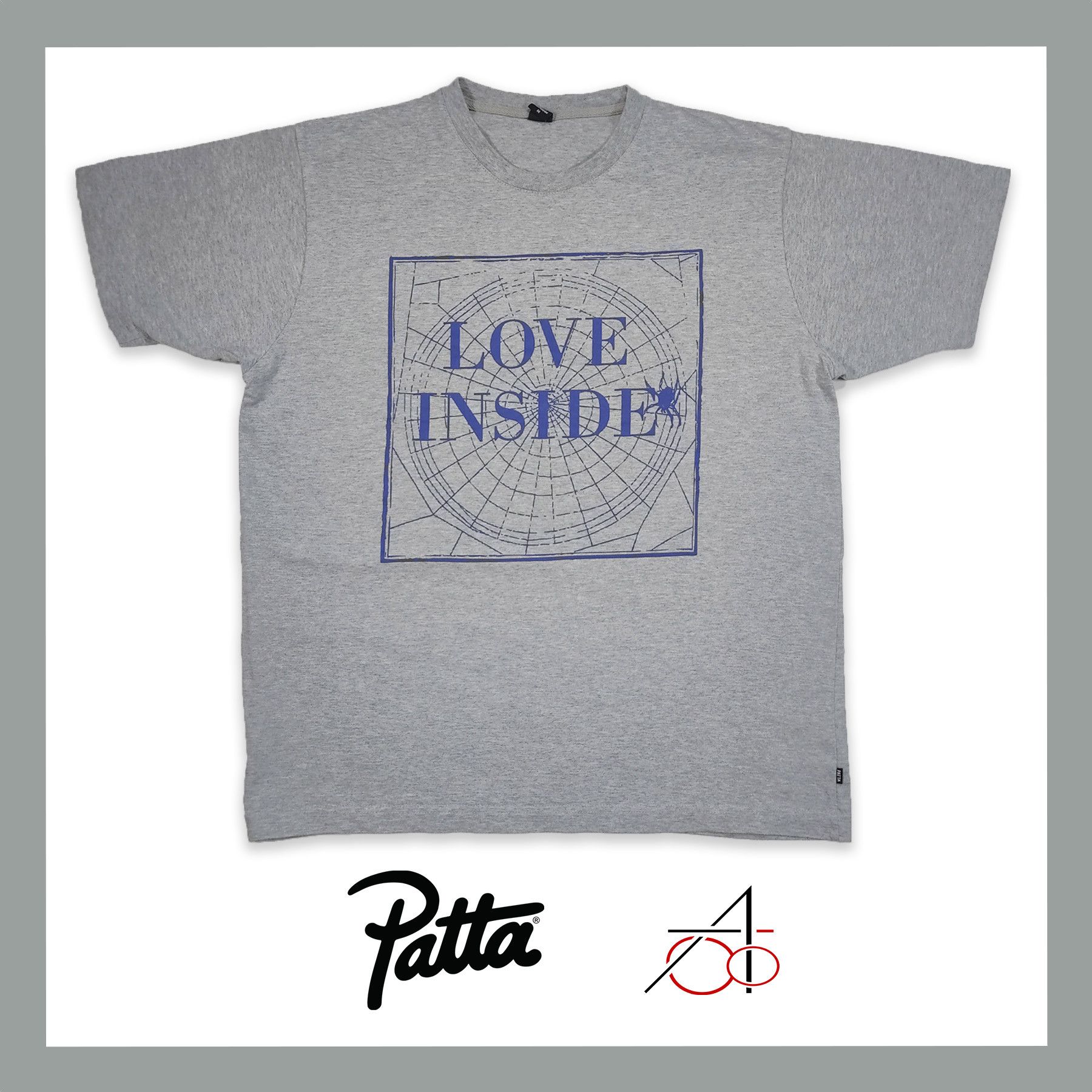 Patta Patta Tee “Love Inside” , M size Size US M / EU 48-50 / 2 - 1 Thumbnail